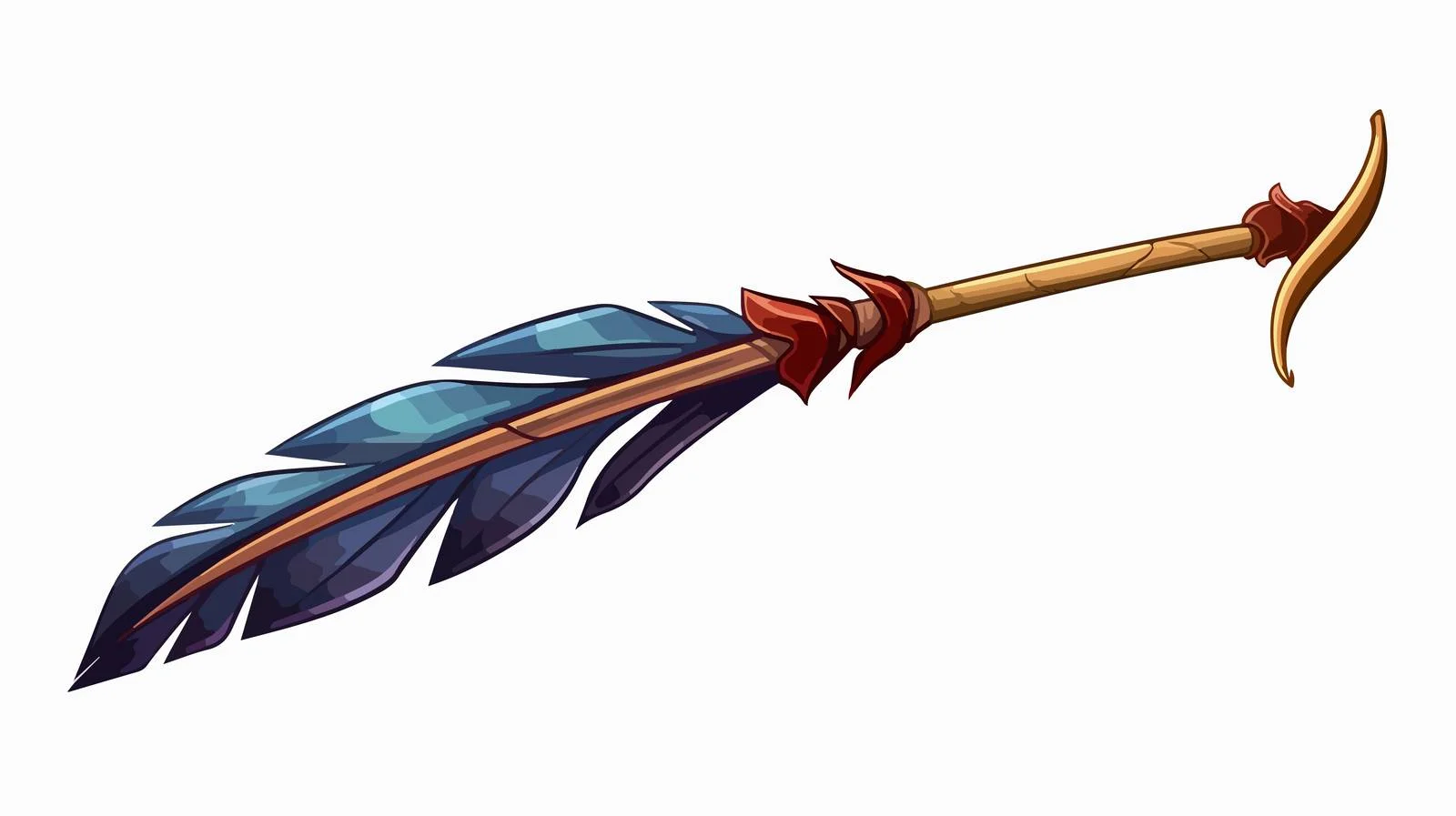 Cartoon Bow and Arrow Illustration — free download from Dotvec