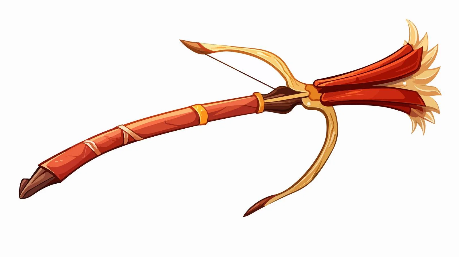 Cartoon Bow and Arrow Illustration — free download from Dotvec
