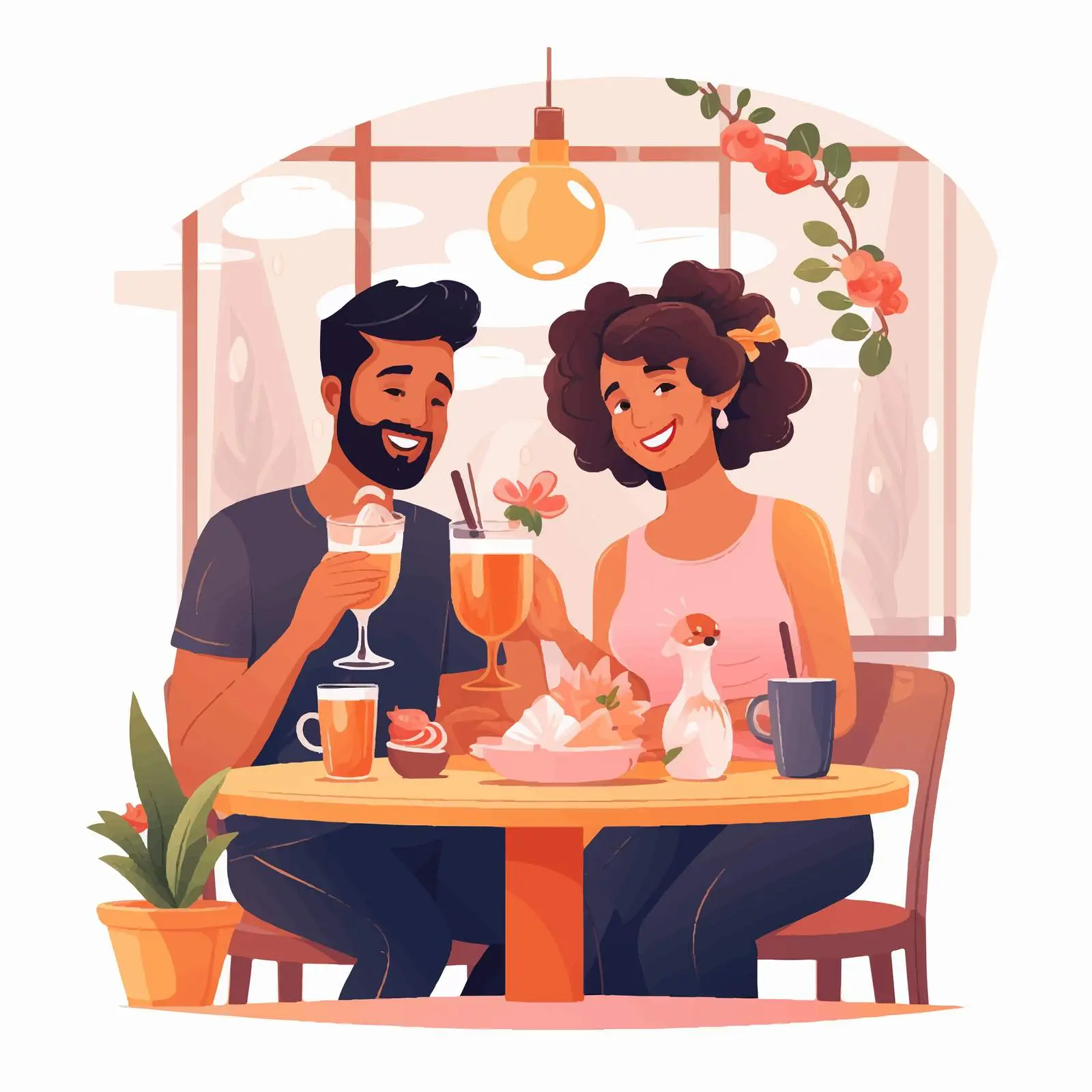 Children Enjoying Cocktails with Their Dog — free download from Dotvec