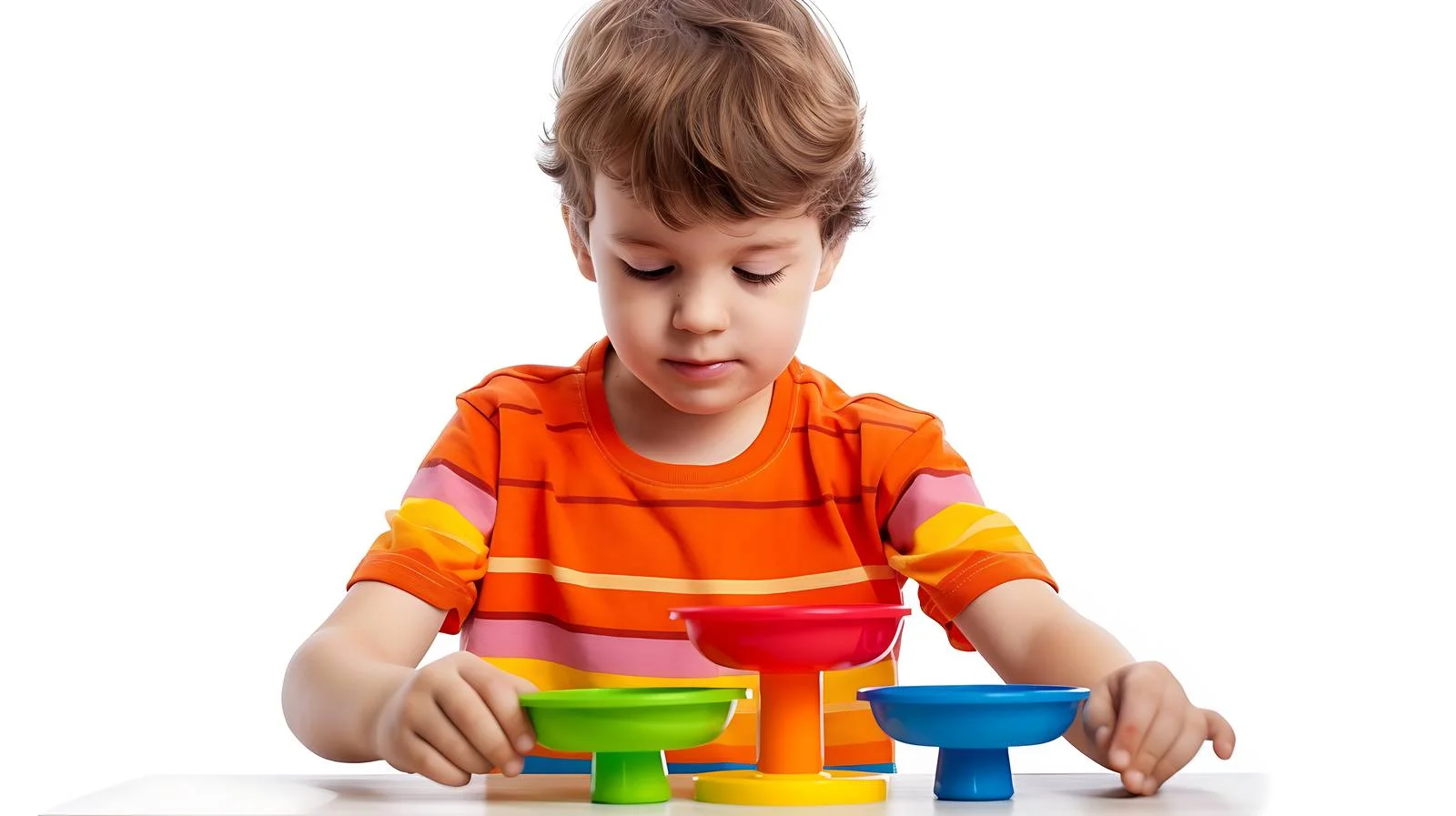 Child Exploring Toy Scales in Kindergarten — free download from Dotvec