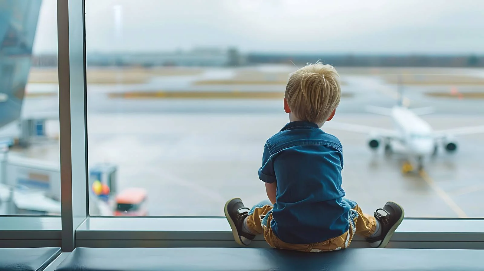 Airport Reflection Moment — free download from Dotvec