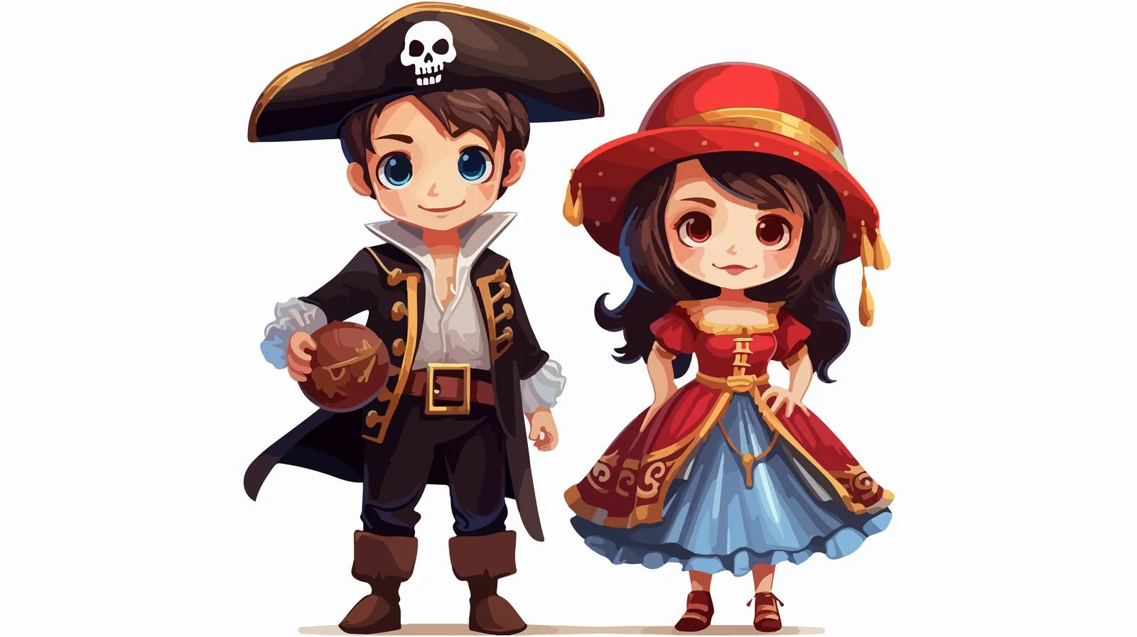 Halloween Pirate Costume Celebration — free download from Dotvec