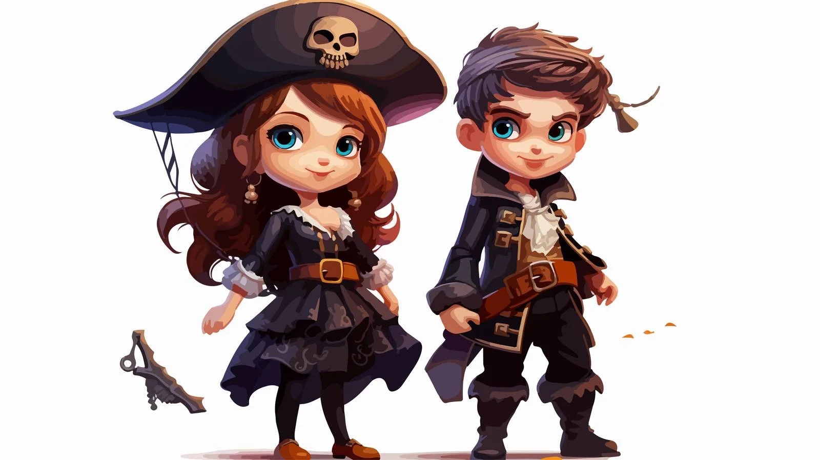 Pirate-themed Halloween Celebration — free download from Dotvec