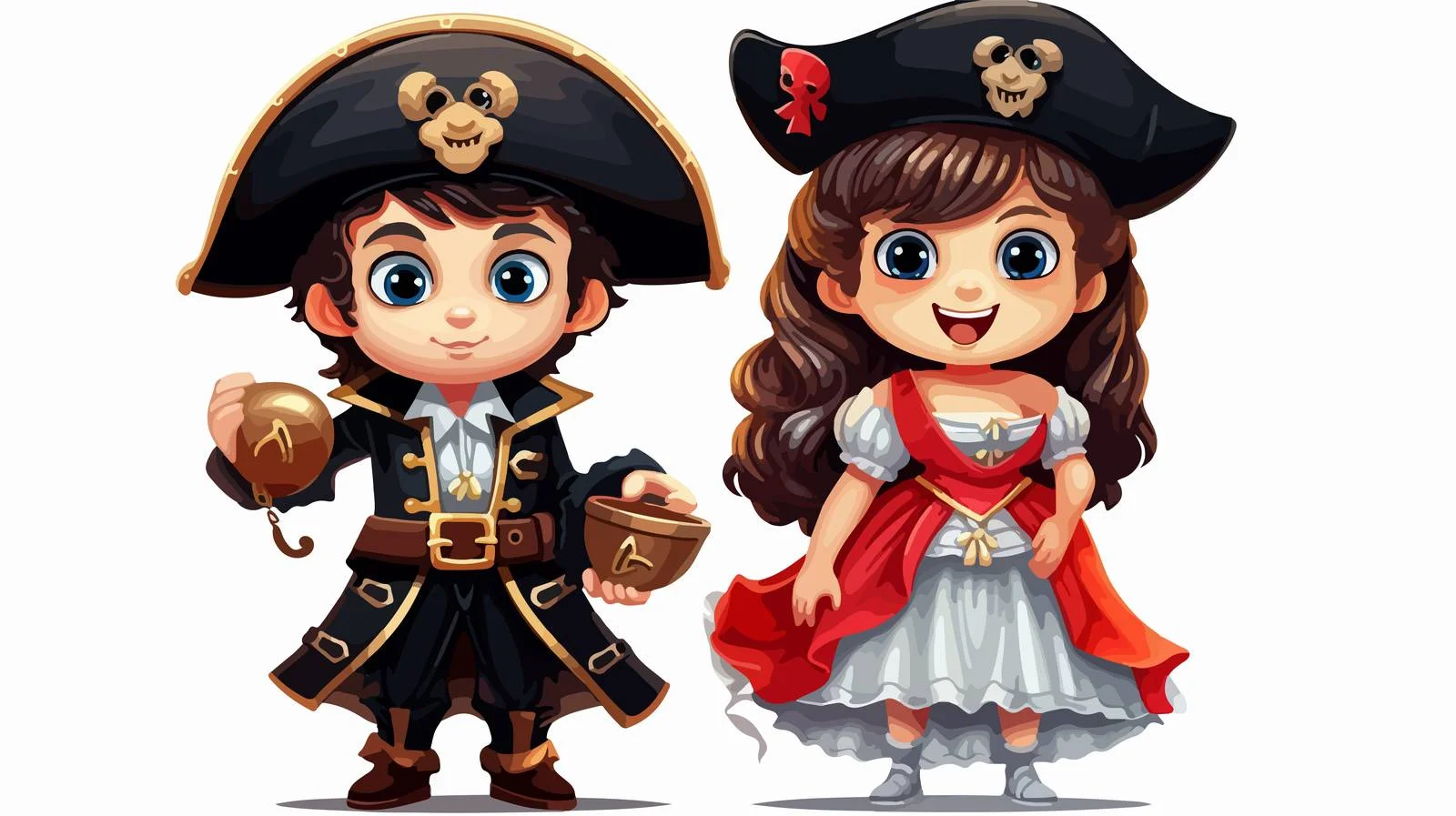 Pirate Costume Halloween Celebration — free download from Dotvec