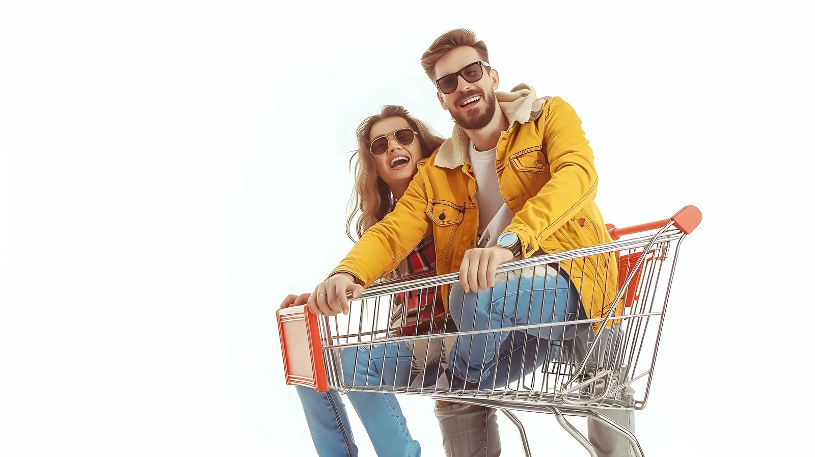 Couple Shopping Fun Together — free download from Dotvec