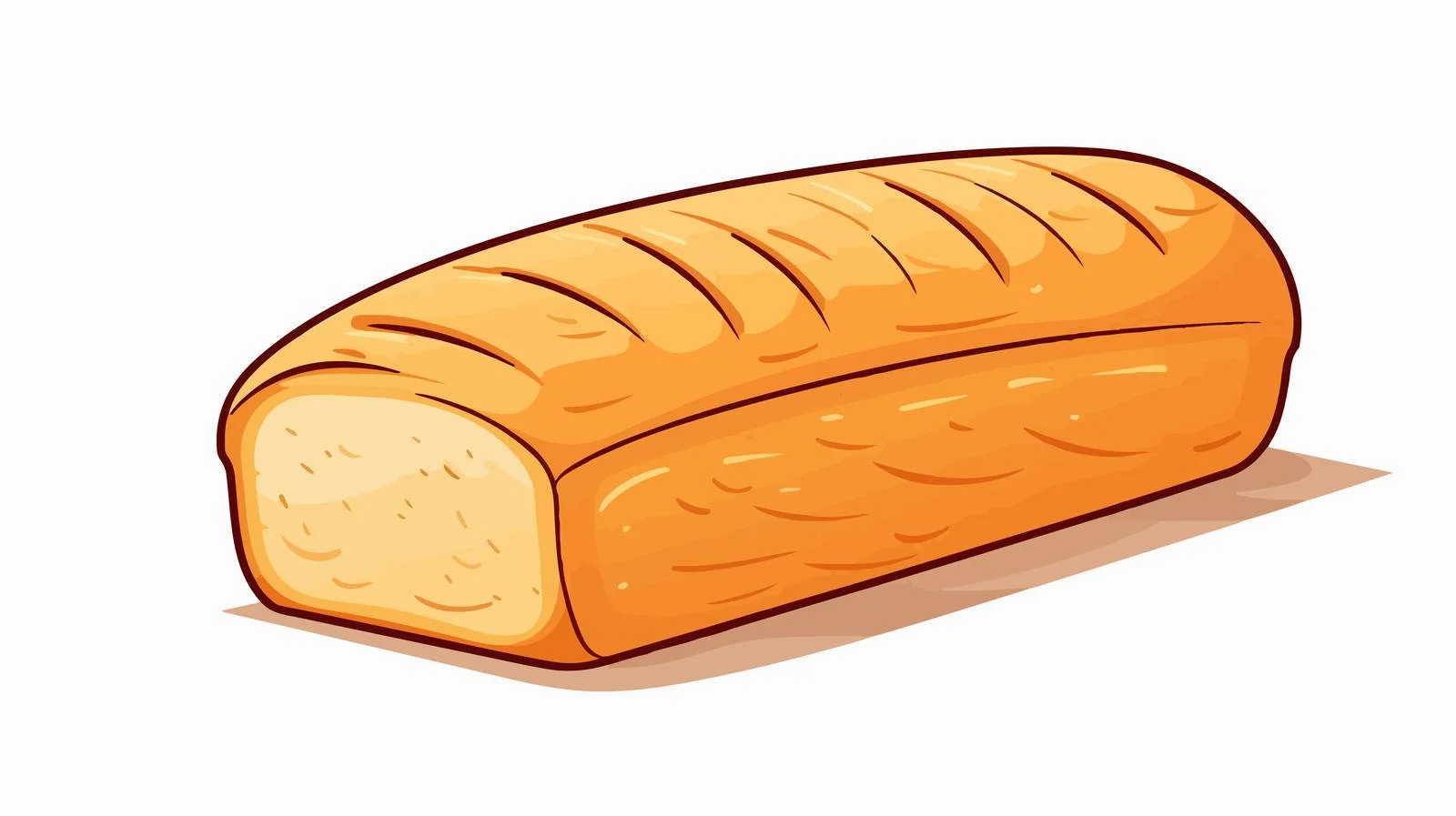 Bread Loaf Flat Design Quality — free download from Dotvec
