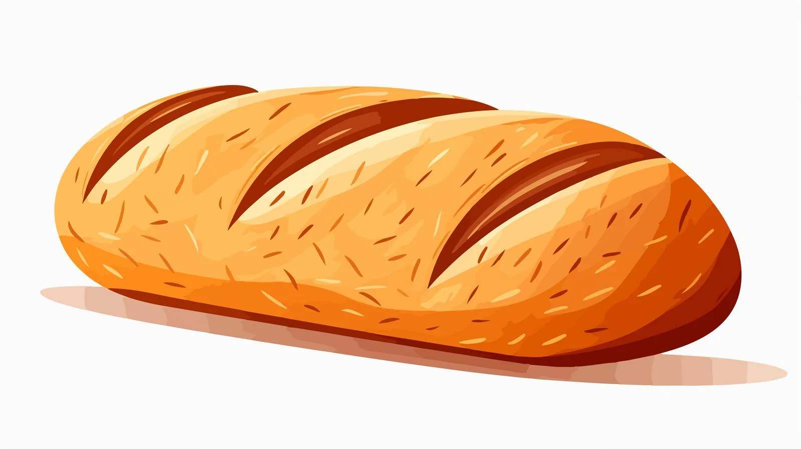 Modern Loaf Bread Carto Design Style — free download from Dotvec