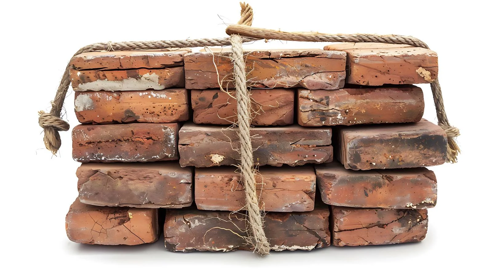 Securely tied brick stack for building — free download from Dotvec