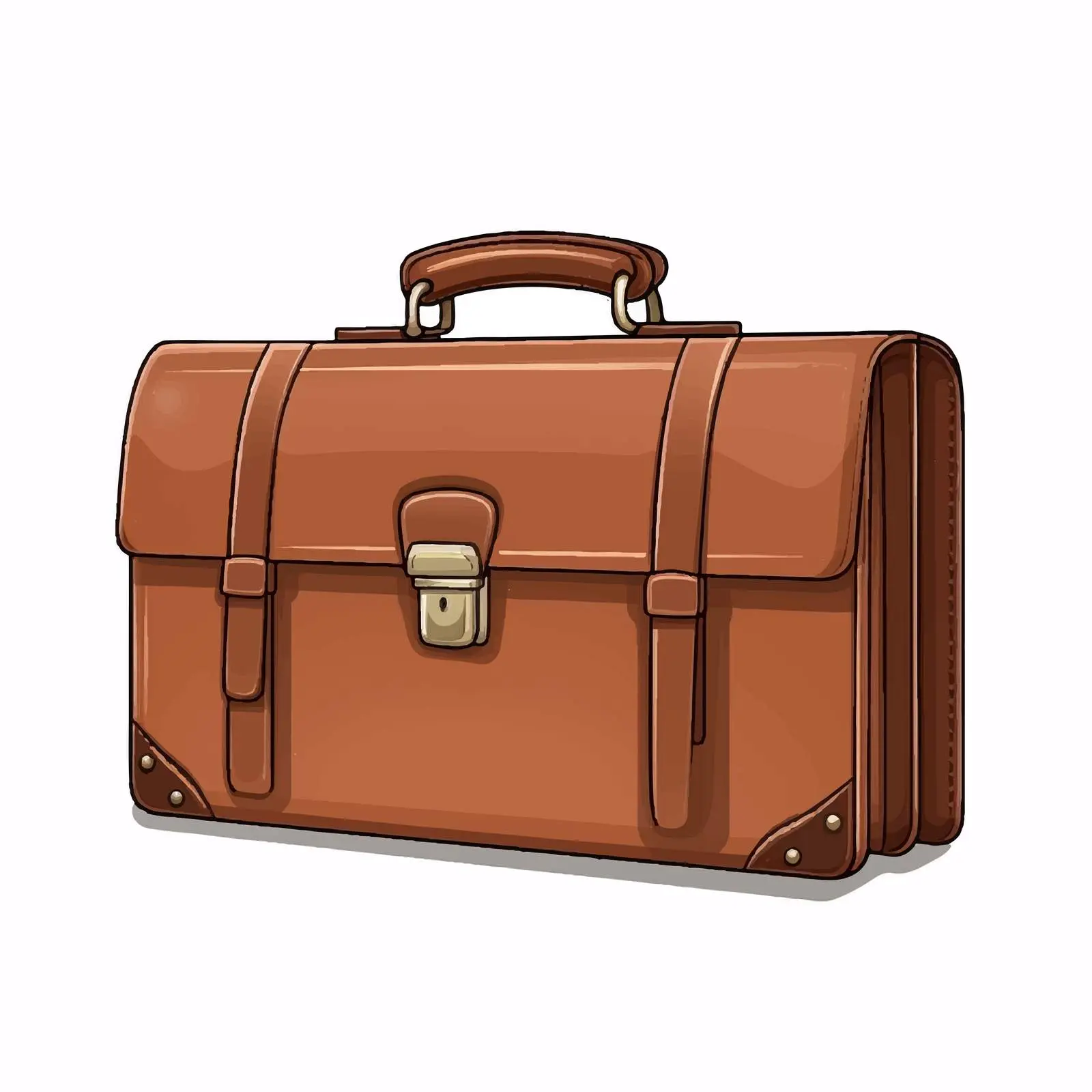 Cartoon Briefcase Vector Illustration for Professionals — free download from Dotvec