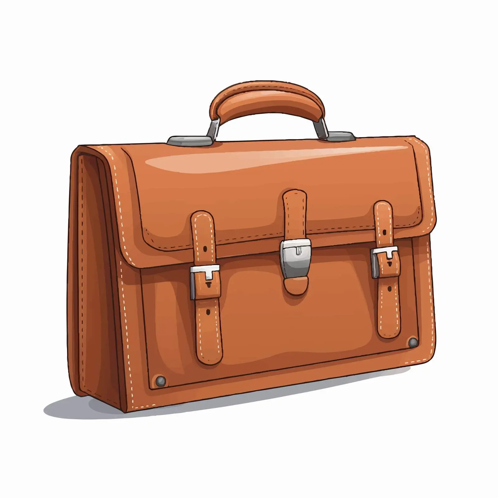 Colorful Cartoon Briefcase Vector Illustration — free download from Dotvec