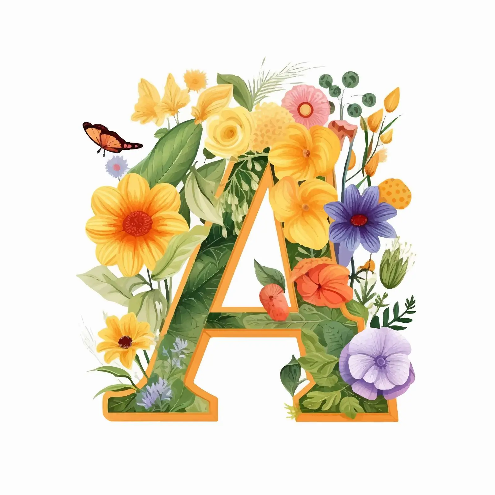 Bright Cotton Alphabet for Logos and Badges — free download from Dotvec