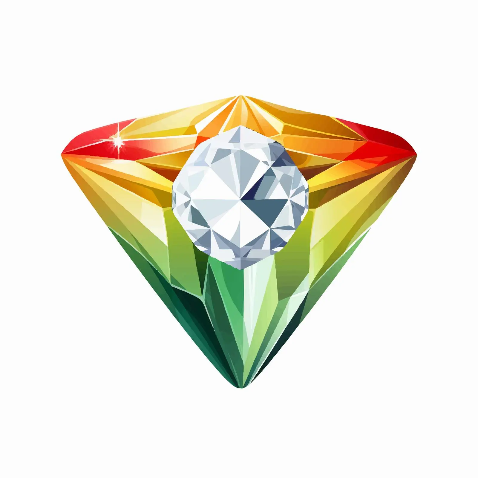 Colorful Cyprus Flag Diamond Vectors – free vector icon image from Dotvec