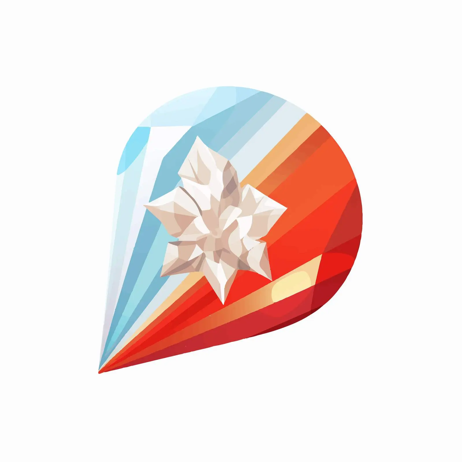 Colorful Diamonds Inspired by Cyprus Flag – free modern vector art image from Dotvec