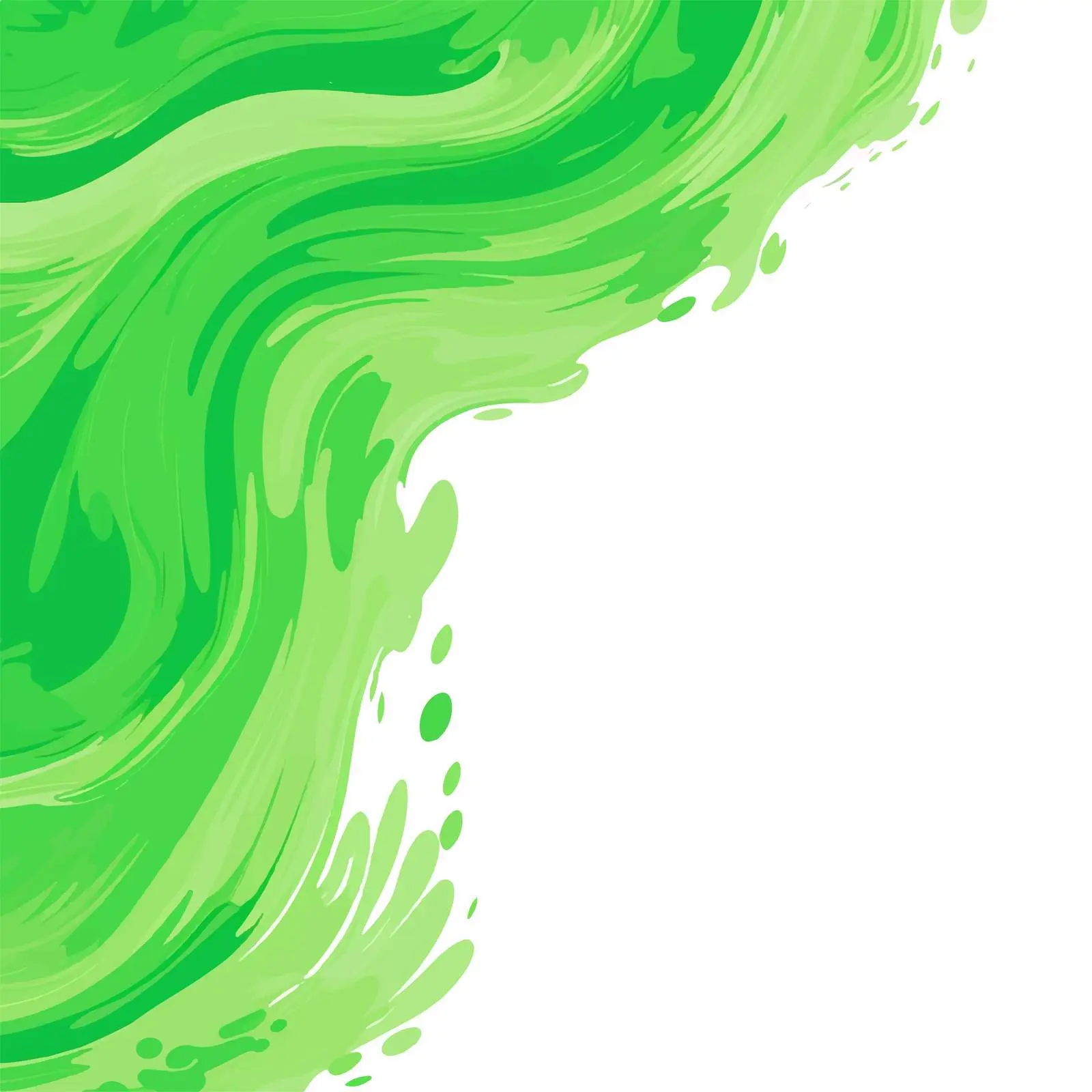 Bright Green Drawn Cartoon Background Vector — free download from Dotvec