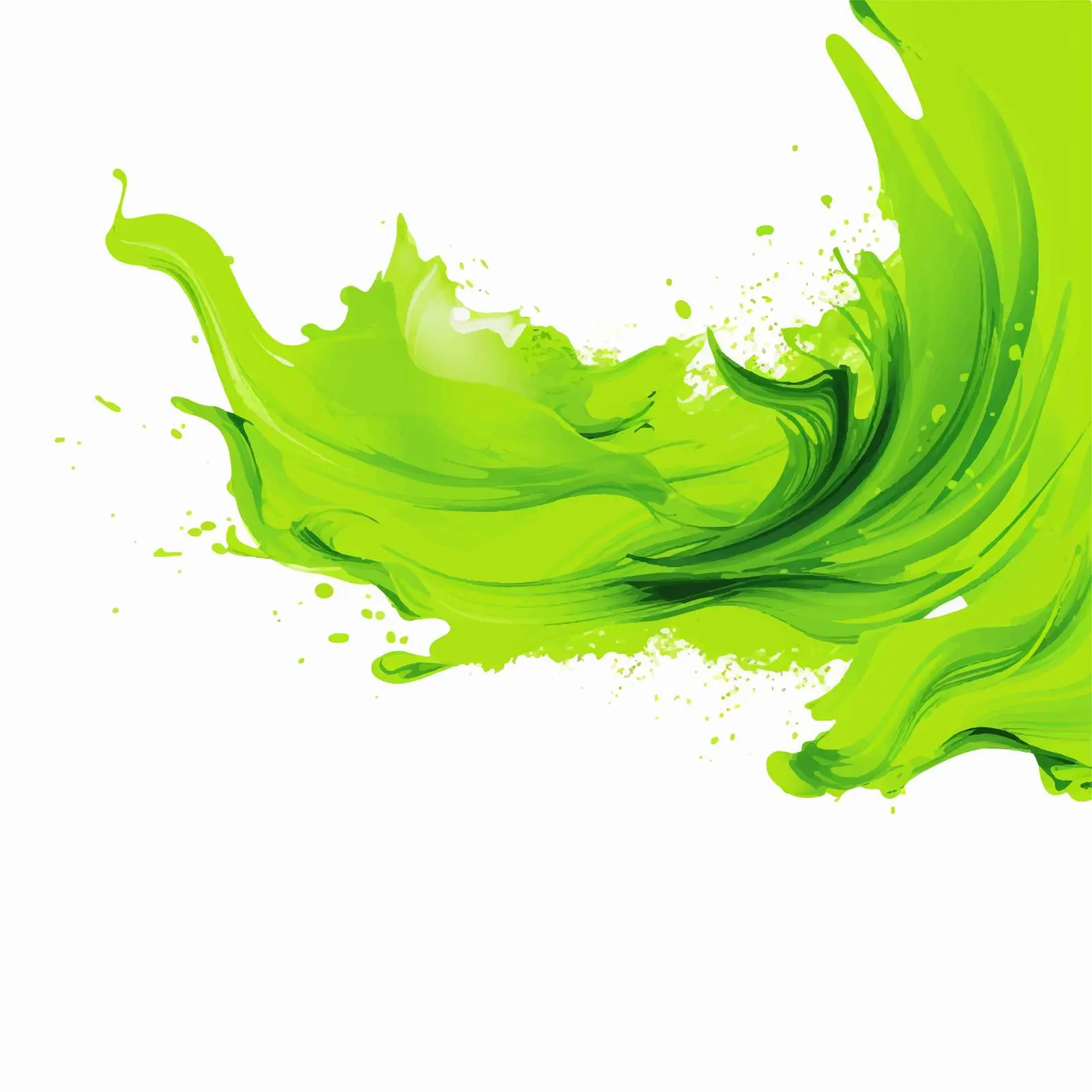 Bright Green Cartoon Vector Background Design — free download from Dotvec