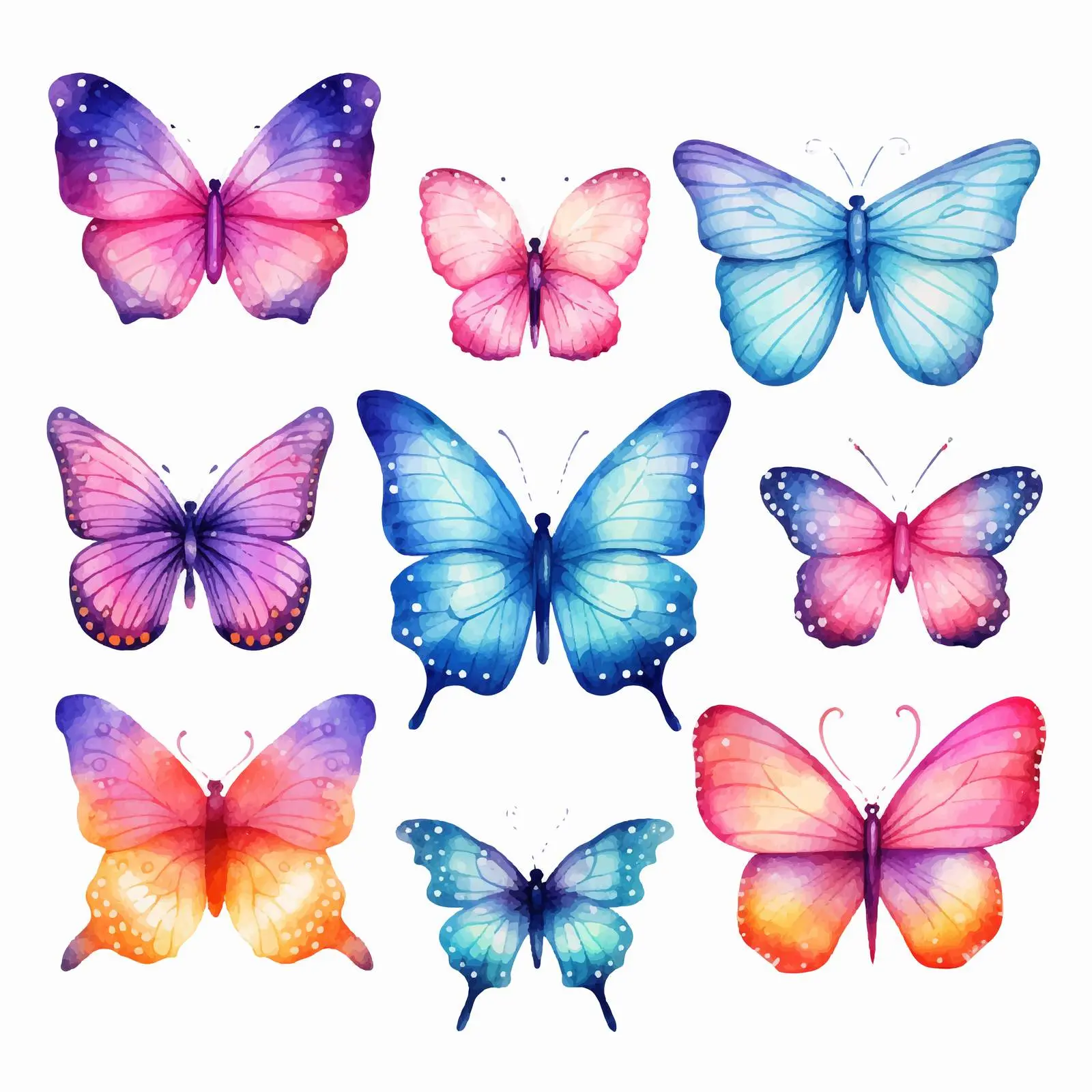 Bright Watercolor Clip Art Sublimation Background — free download from Dotvec