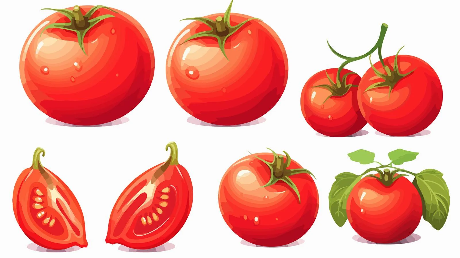Vibrant Tomatoes for Healthy Cooking — free download from Dotvec