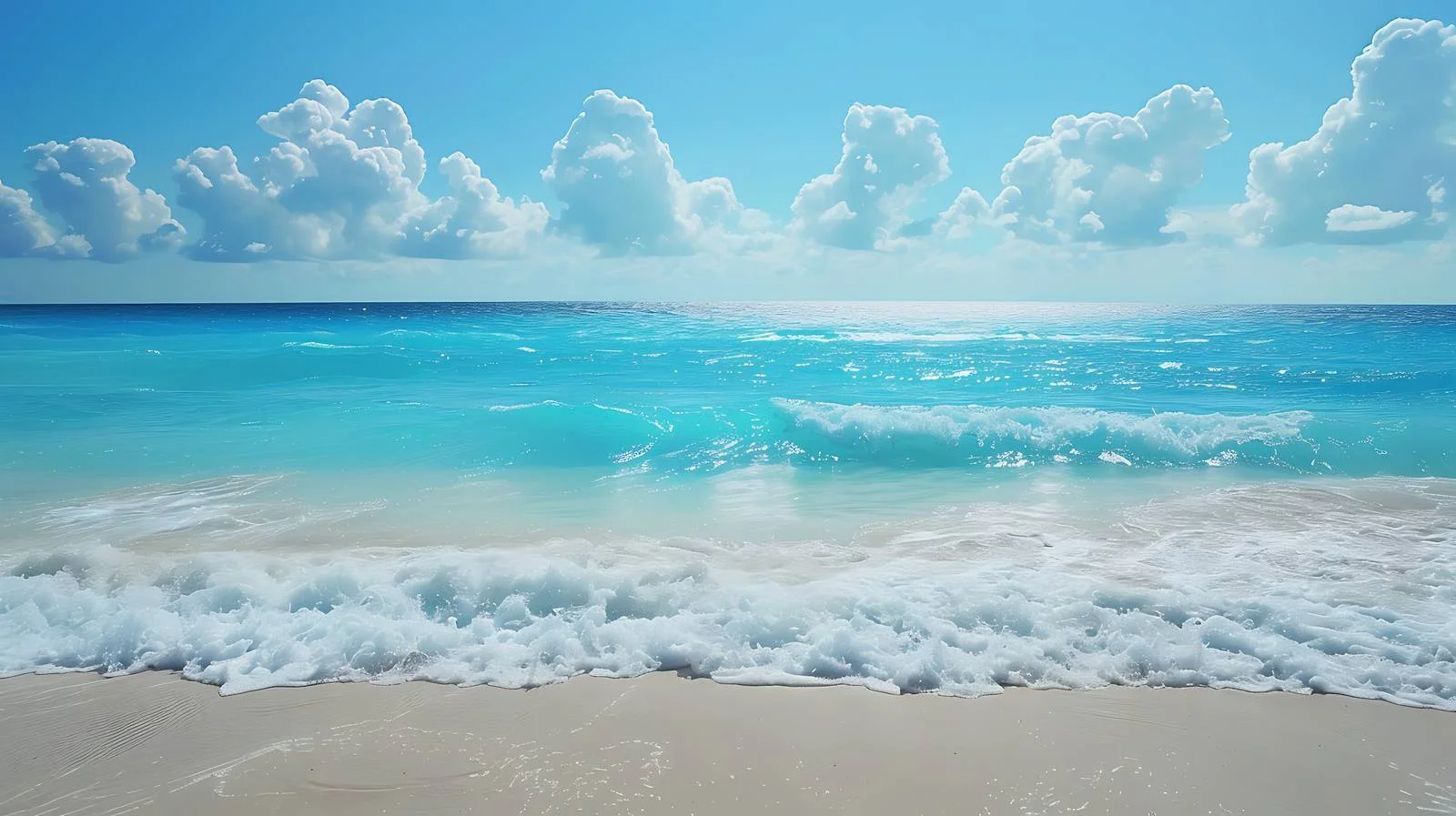 Vibrant Cancun Beach and Brilliant Blue Sea – free cancun image from Dotvec