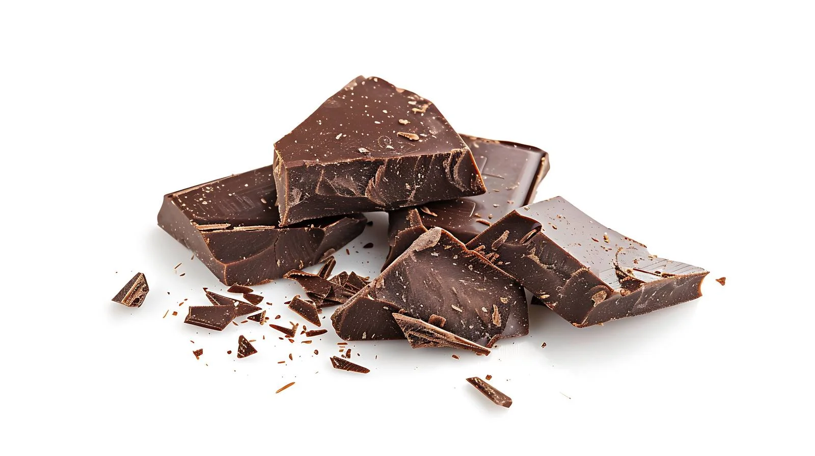 Crumbled Dark Chocolate Bar Pieces — free download from Dotvec