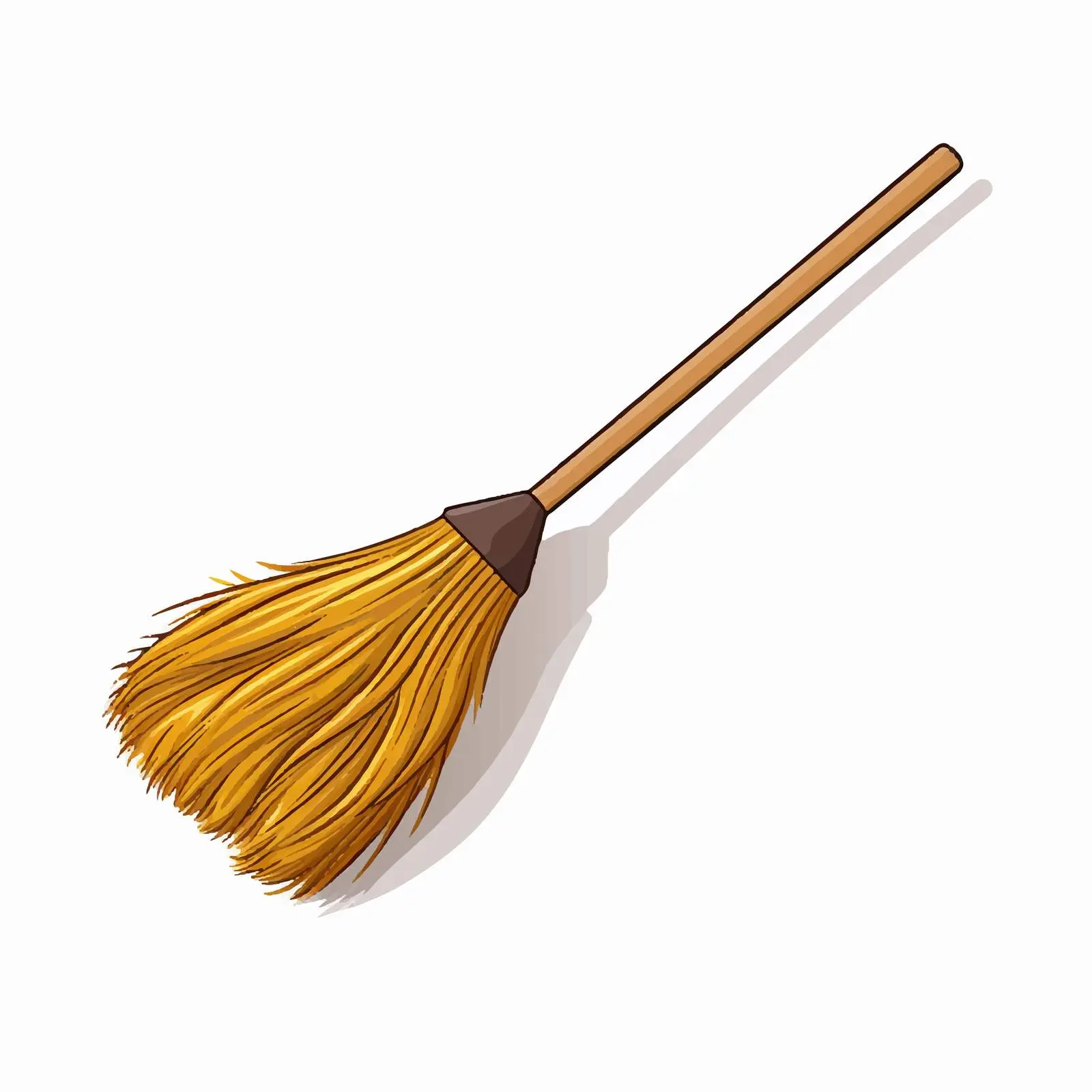 Broom Vector Illustration for Educational Purposes — free download from Dotvec
