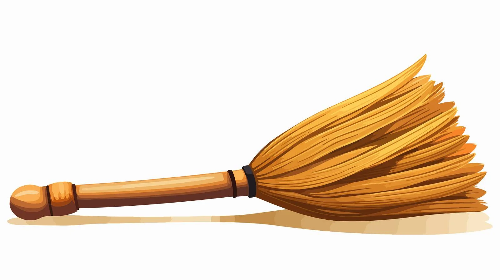 Cartoon Broom Stock Illustration — free download from Dotvec
