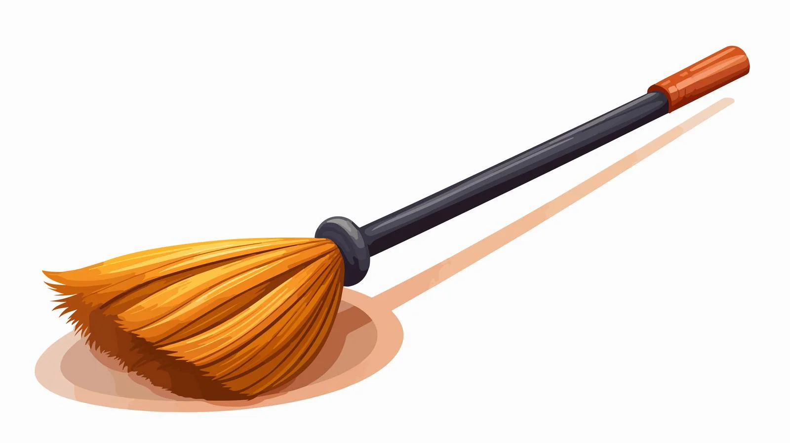 Cartoon Broom Vector Illustration — free download from Dotvec