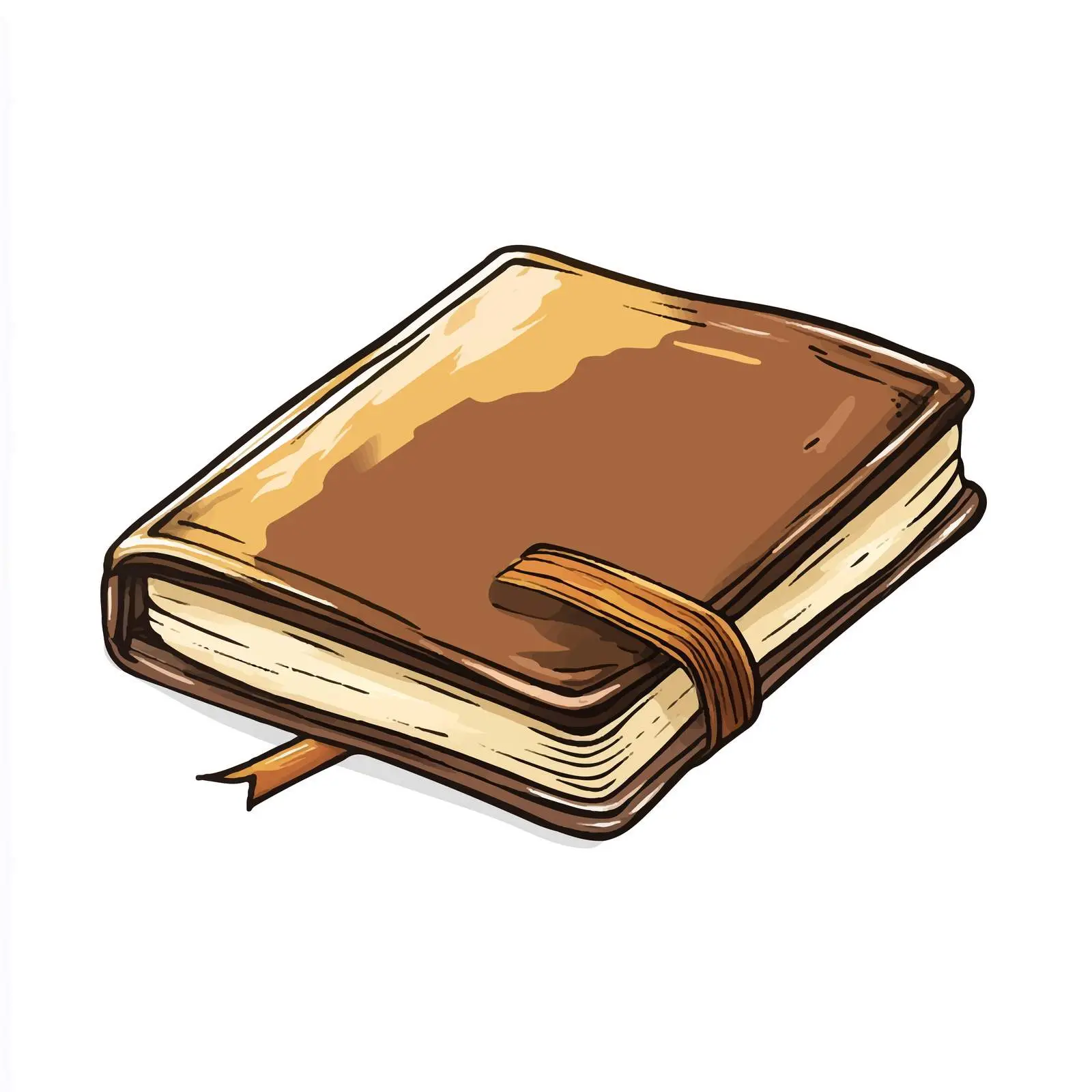 Hand-Drawn Brown Notebook Vector — free download from Dotvec