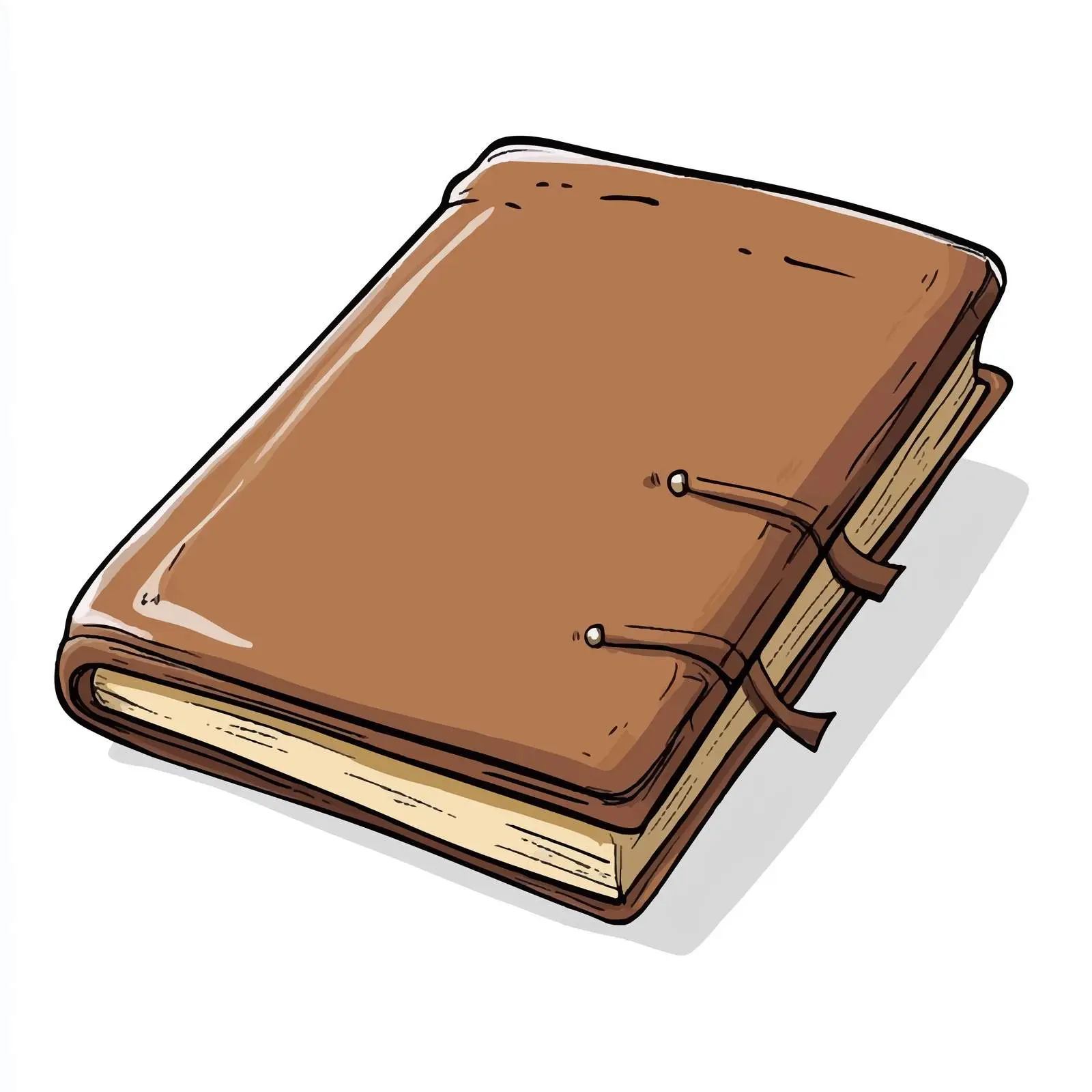 Hand-Drawn Brown Notebook Vector — free download from Dotvec