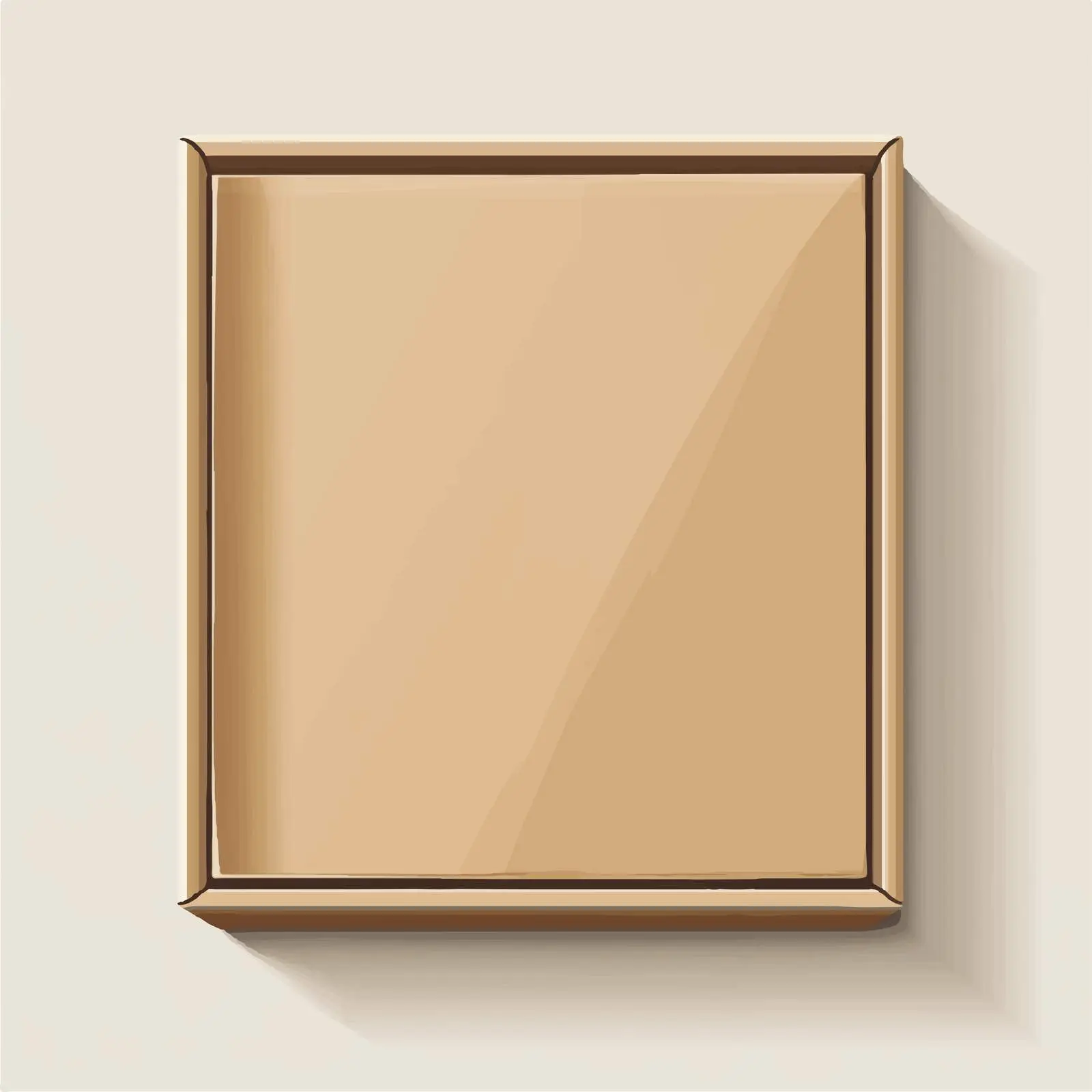 Flat Brown Paper Box Vector Illustration — free download from Dotvec