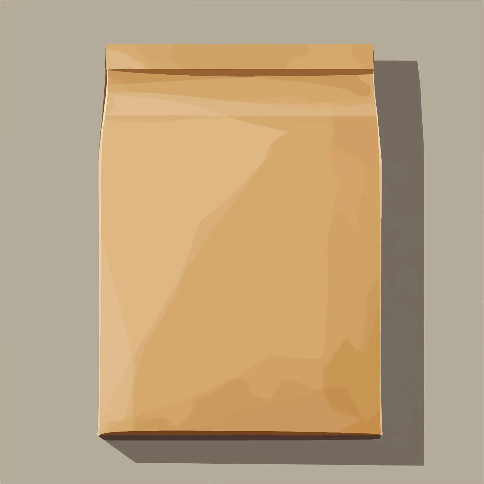 Flat Vector Brown Paper Bag Illustration — free download from Dotvec