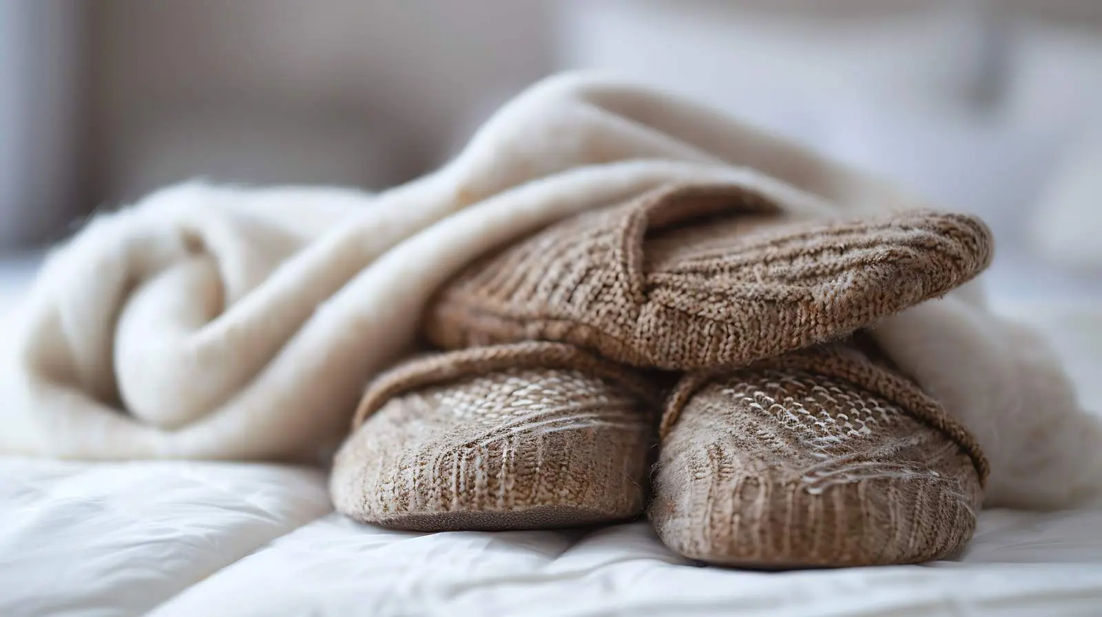 Brown Slippers and Warm Wool Pullovers — free download from Dotvec