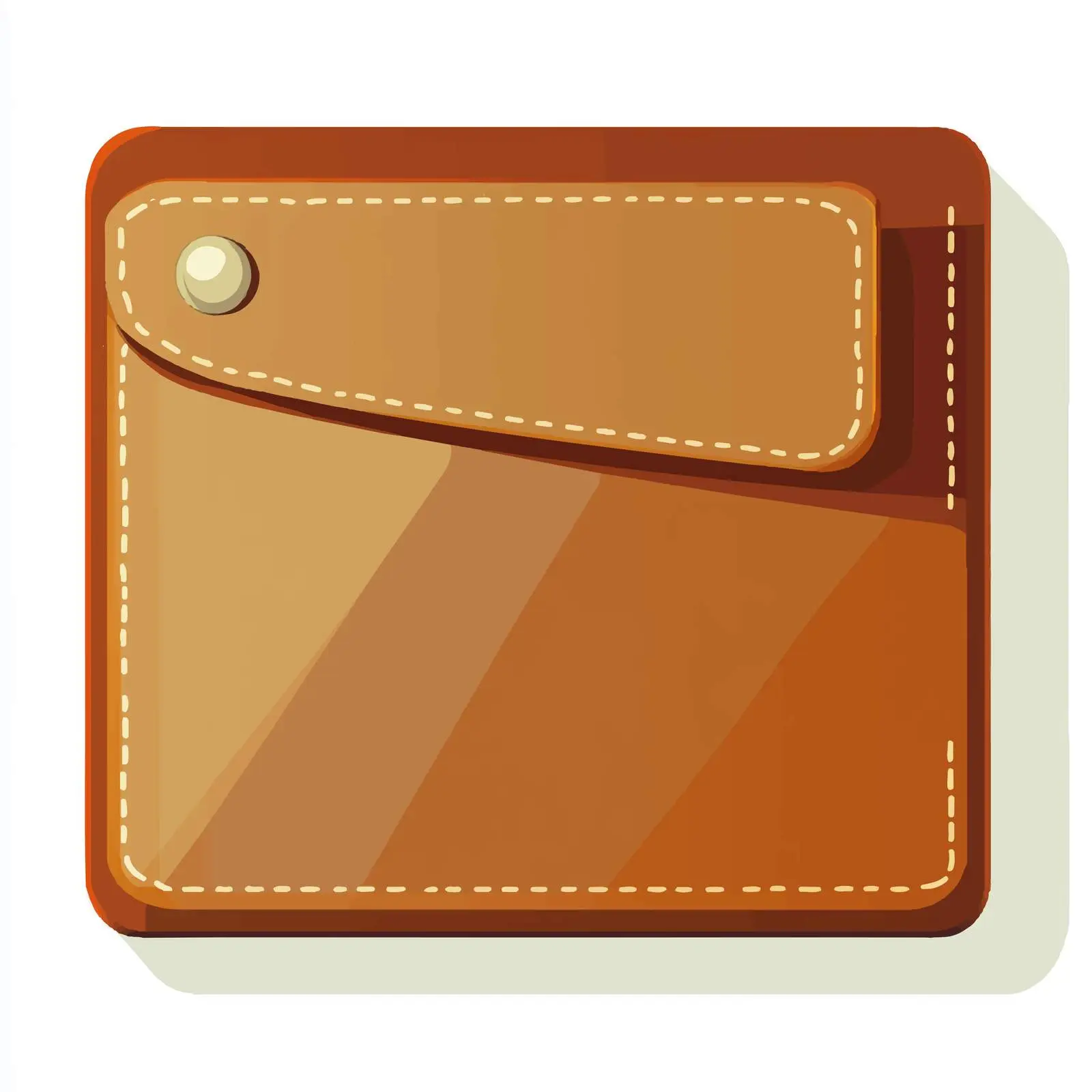 Brown Wallet Vector Illustration — free download from Dotvec