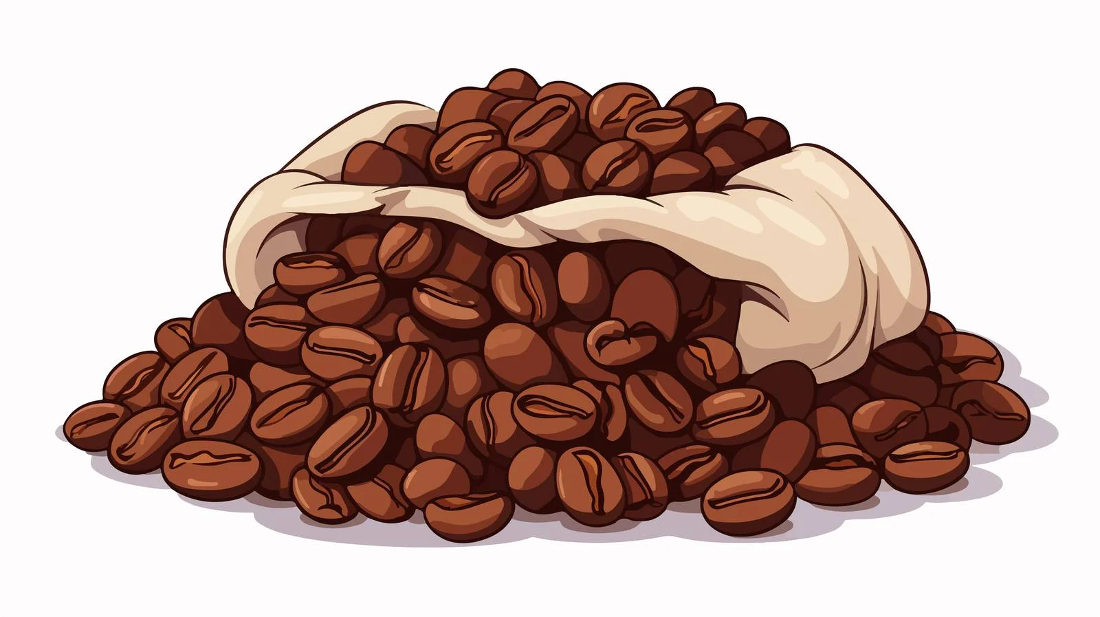 Premium Roasted Coffee Beans — free download from Dotvec
