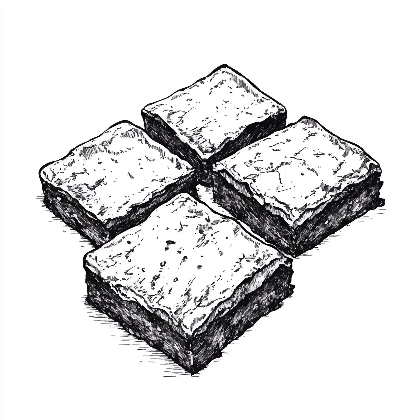 Brownie Cartoon Vector Illustration — free download from Dotvec