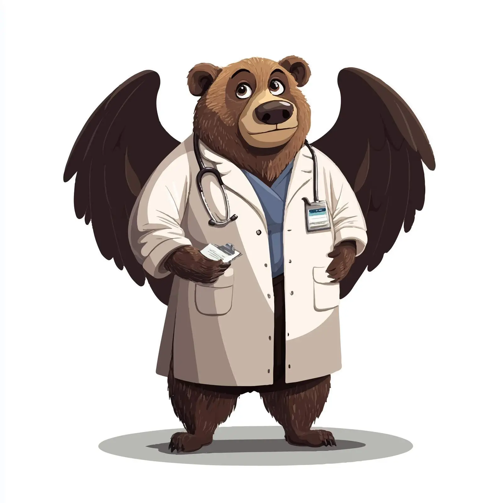 Doctor Bruin Vector Illustration — free download from Dotvec