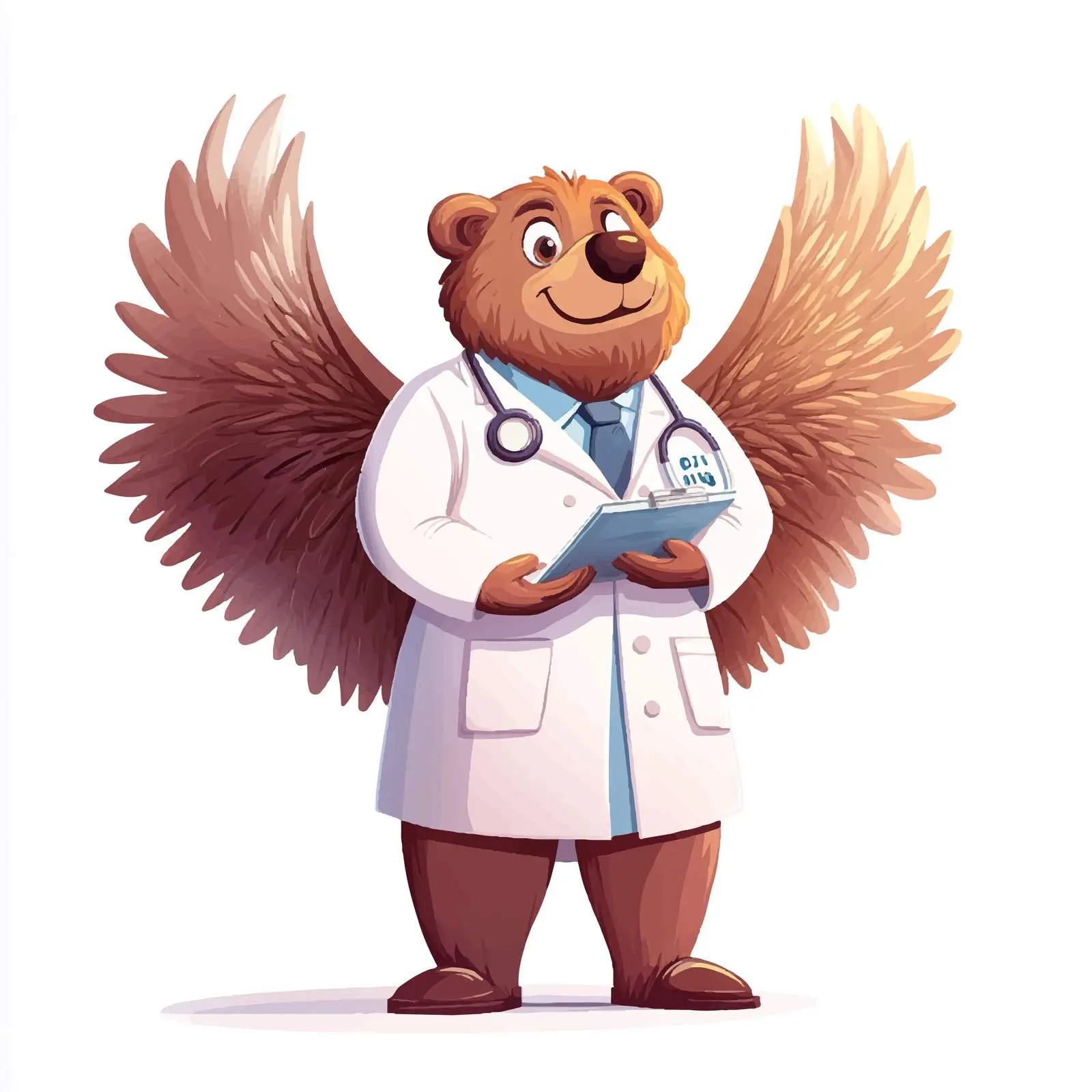 Bruin Doctor Vector Illustration — free download from Dotvec
