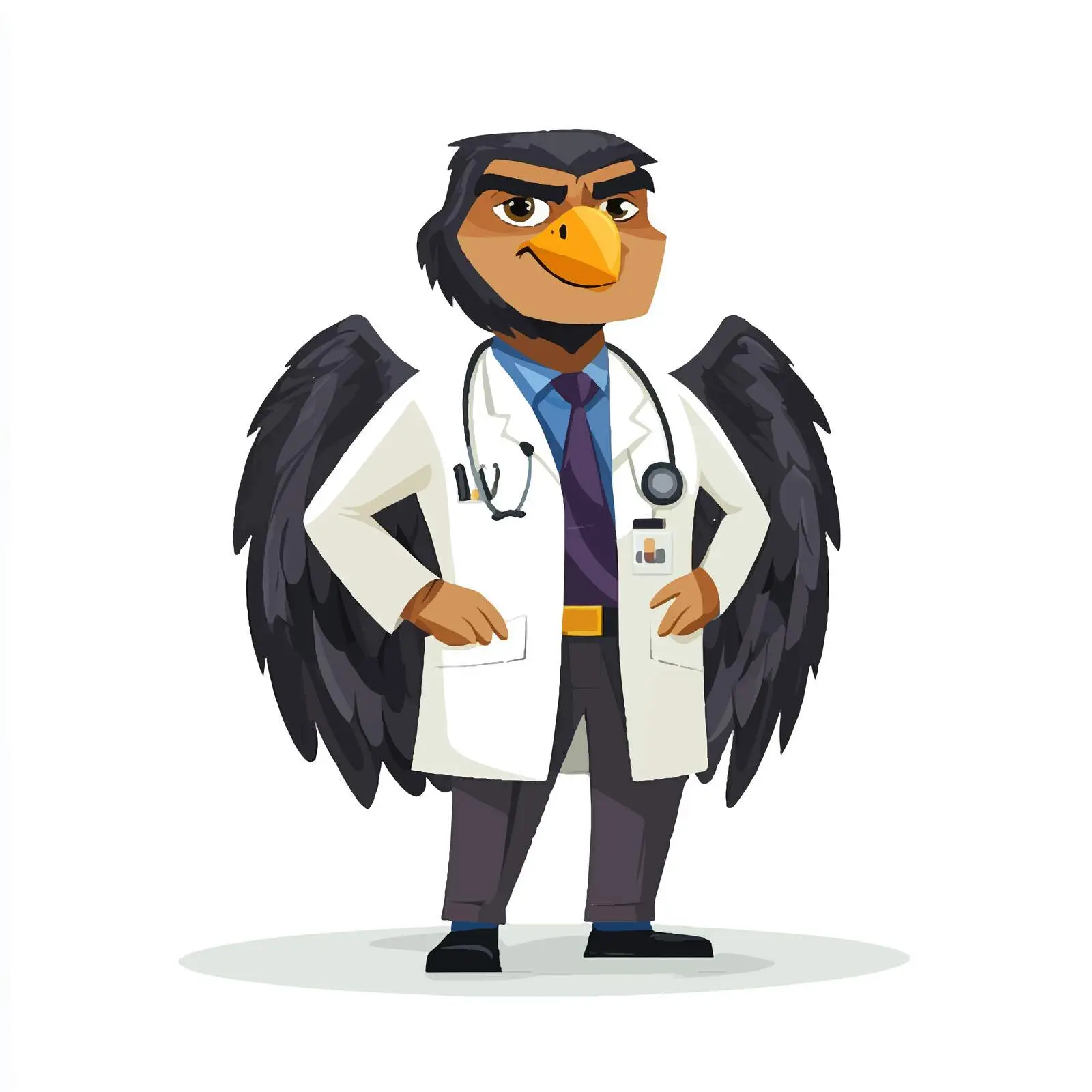 Vector Illustration of Doctor Bruin — free download from Dotvec
