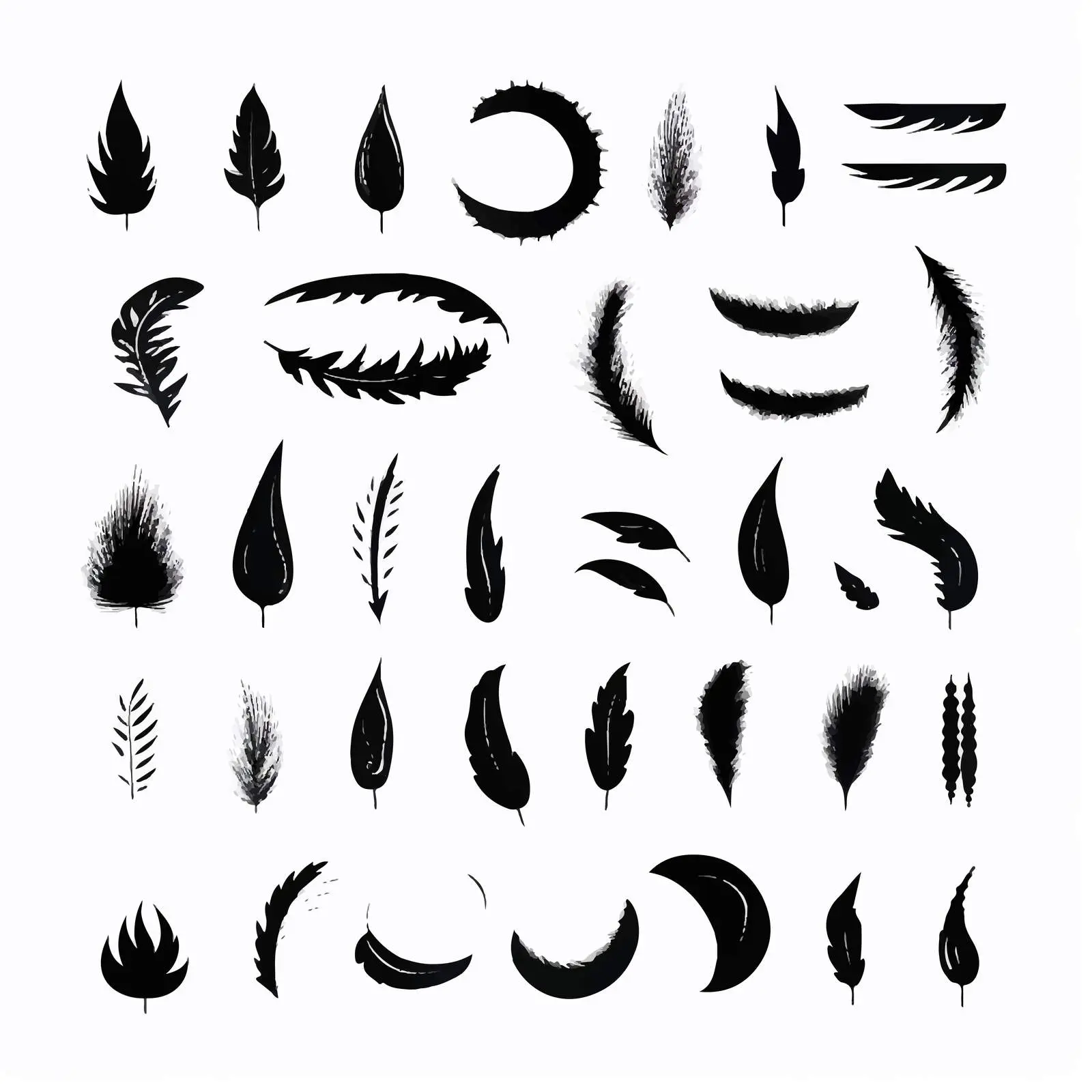 Black Elements Kit for Universal Flyer Design — free download from Dotvec