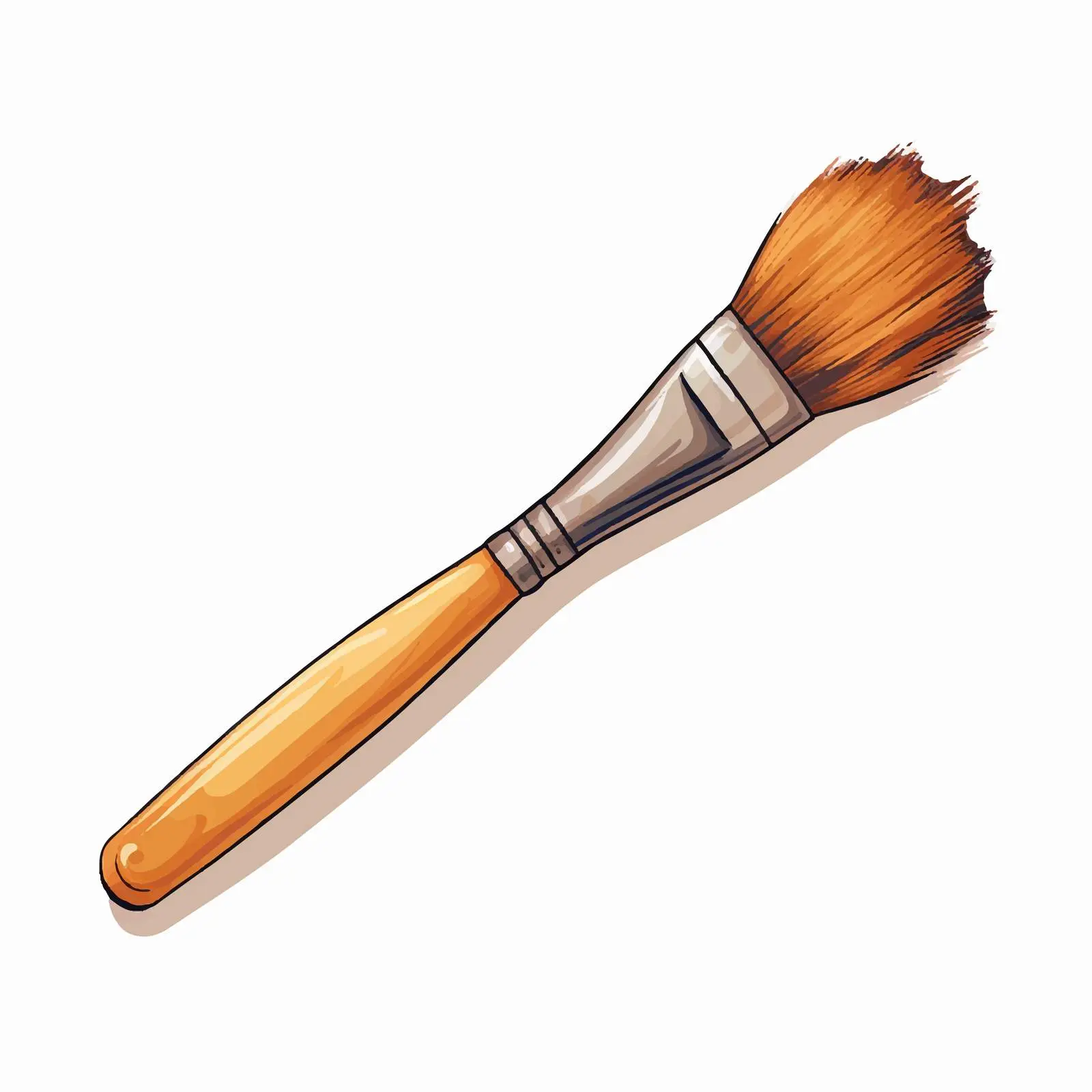 Brush Sketch Vector Illustration on White Background — free download from Dotvec