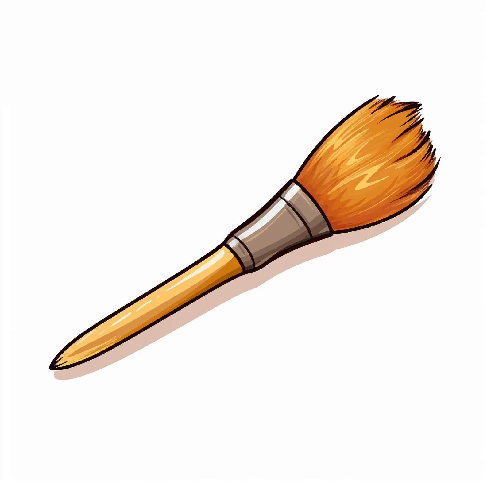 Brush Sketch Vector Illustration on White Background — free download from Dotvec