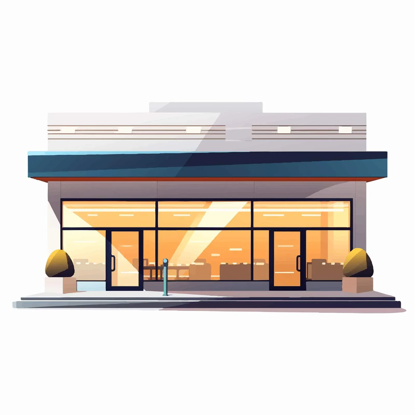 Shopping Center Mall Outlet Store Design — free download from Dotvec