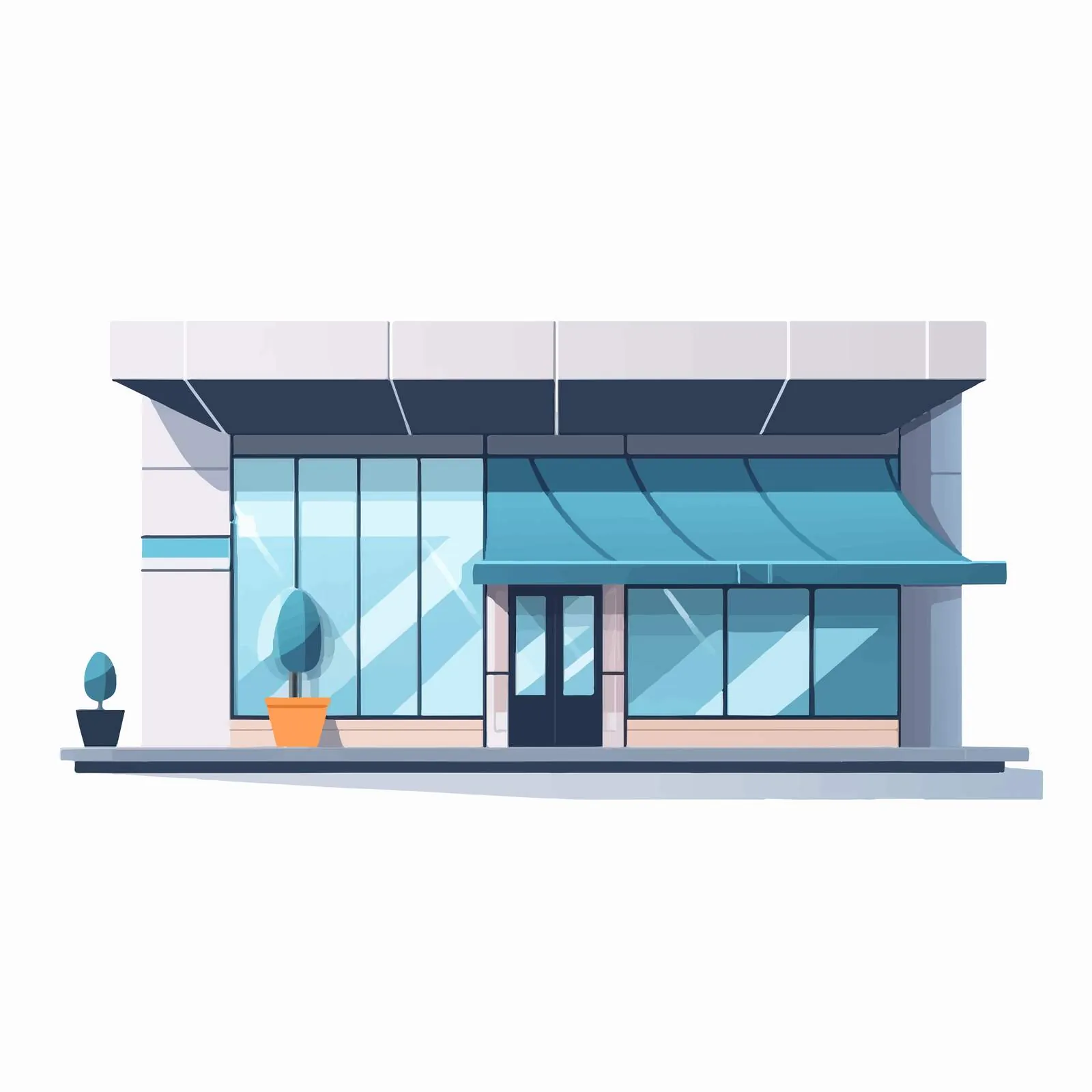 Shopping Center Mall Outlet Store Design — free download from Dotvec