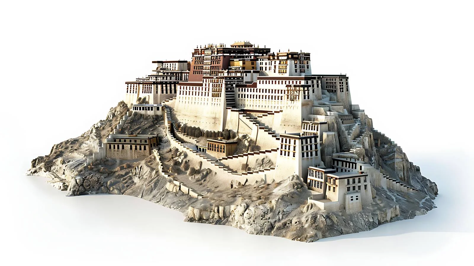 Majestic Potala Palace, 17th Century Wonder — free download from Dotvec