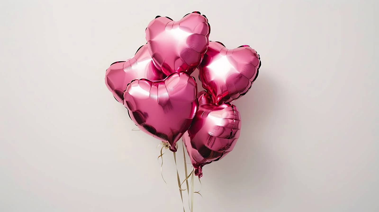 Pink Heart Shaped Foil Balloons Display — free download from Dotvec