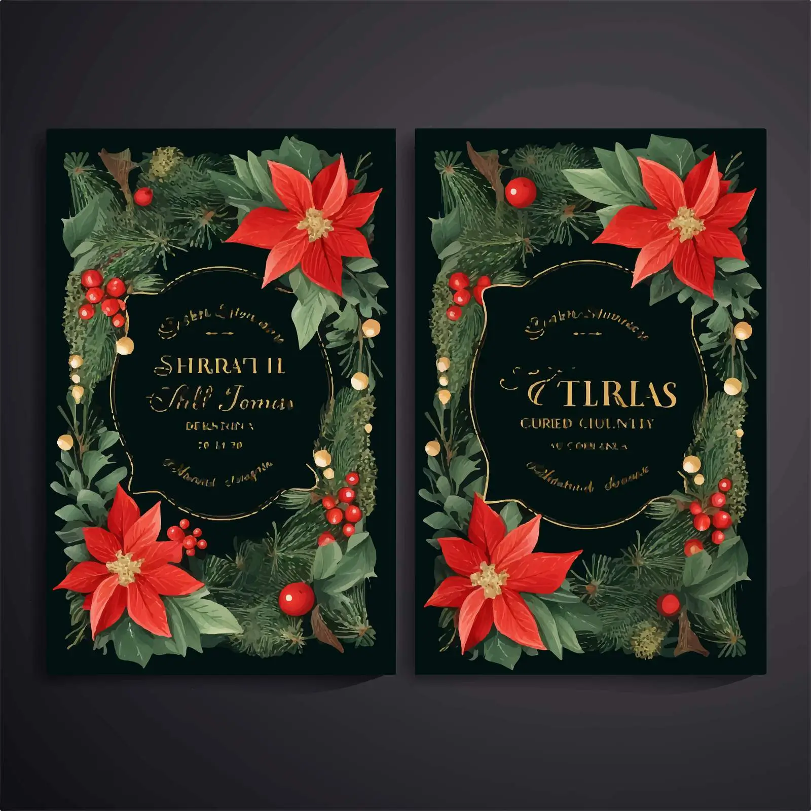 Christmas Eve Party Invitation Vector Design — free download from Dotvec