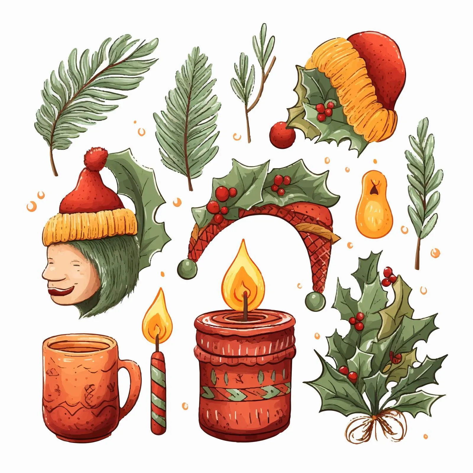 Christmas Lettering Vector Art Design — free download from Dotvec