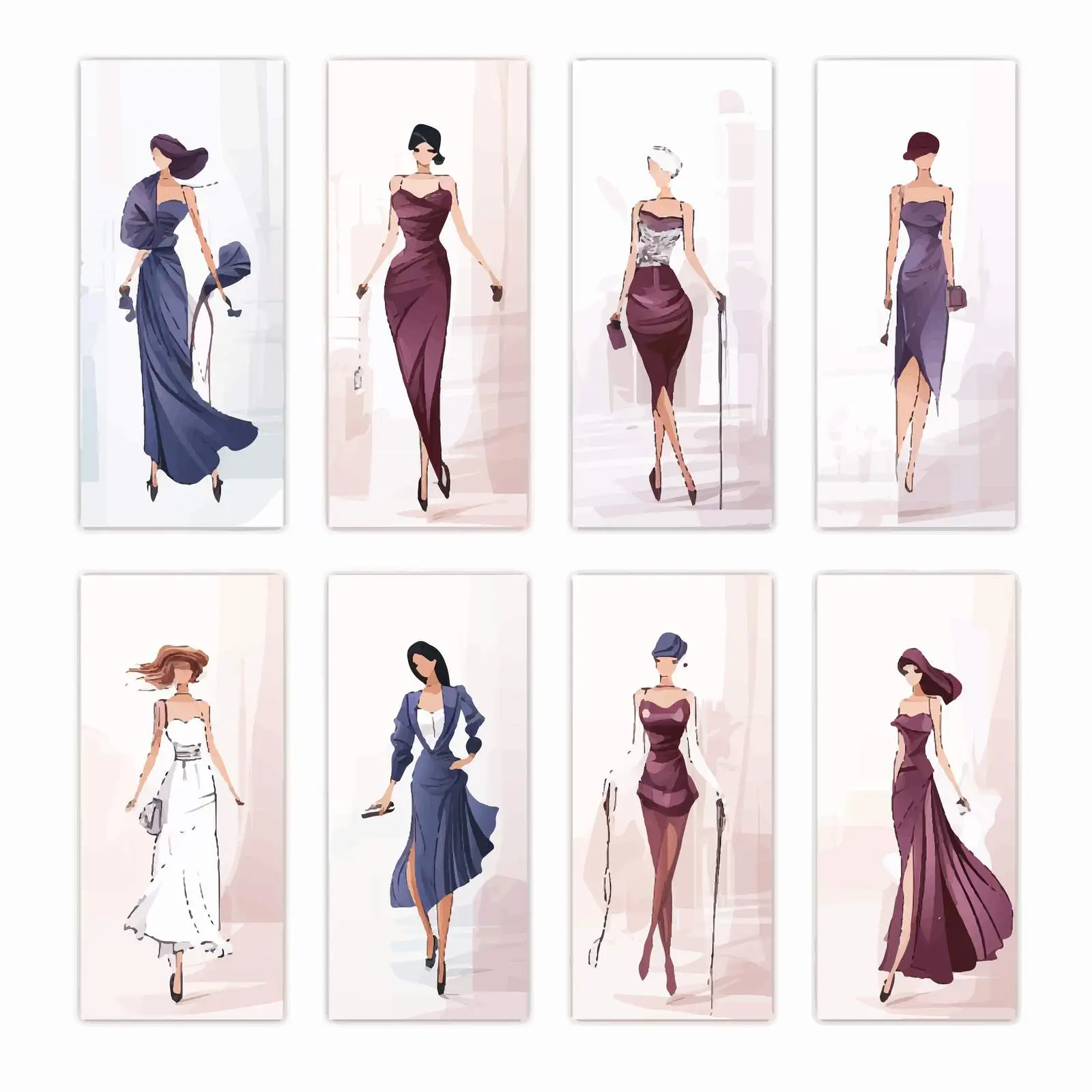 Fashion Show Invitation Templates Bundle – free vibrant graphics image from Dotvec