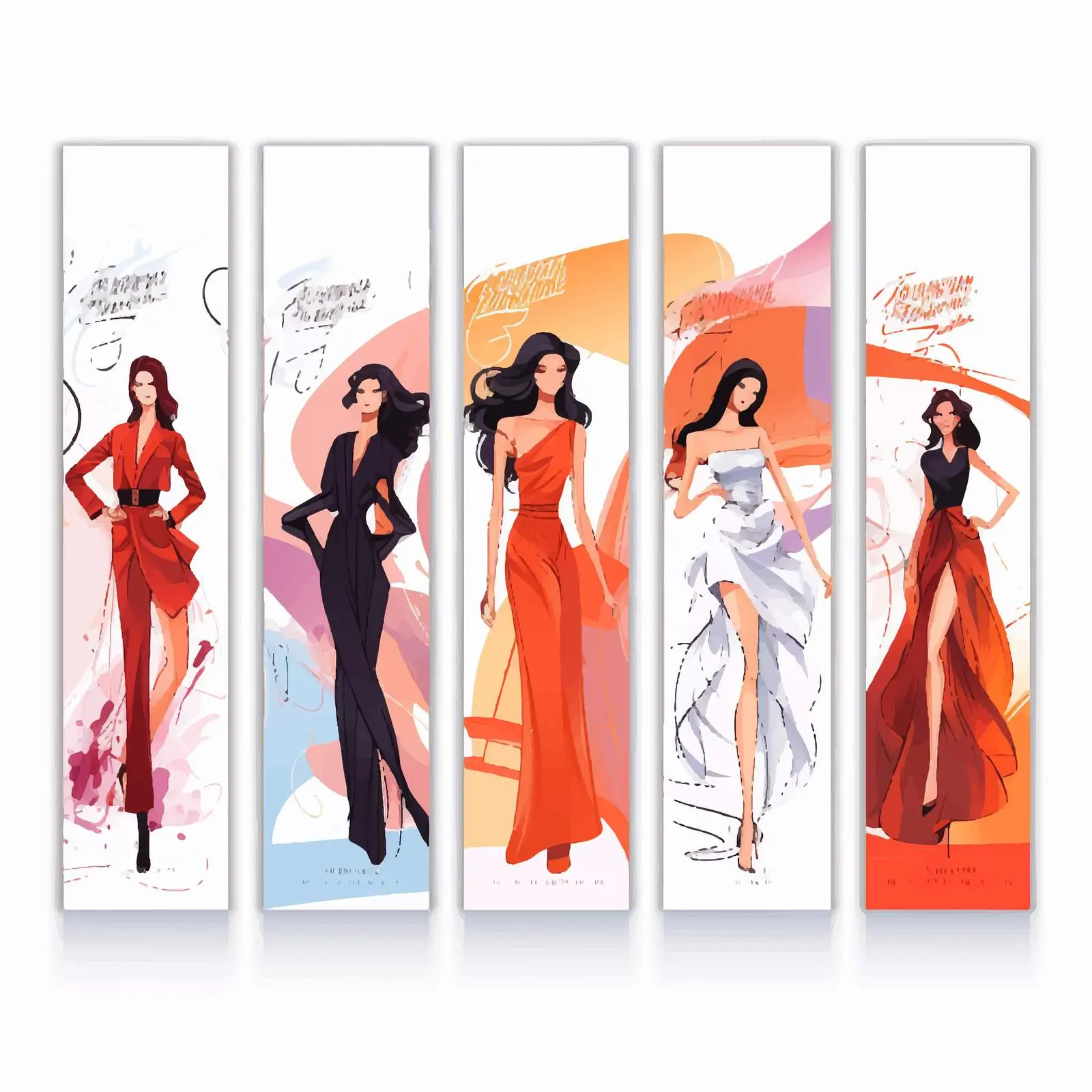 Fashion Show Invitation Templates Collection — free download from Dotvec