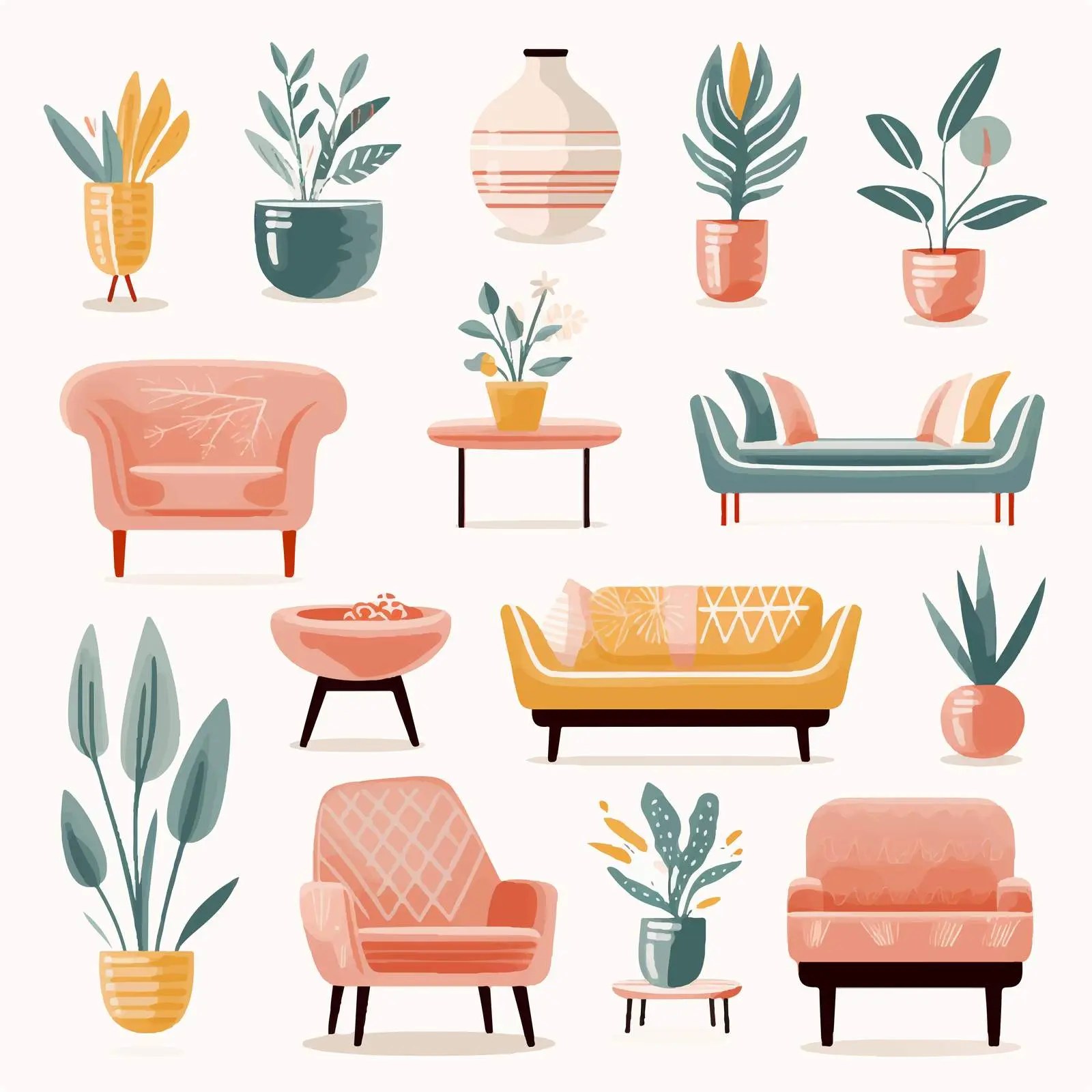 Stylish and Comfy Modern Furniture Bundle – free furniture collection image from Dotvec