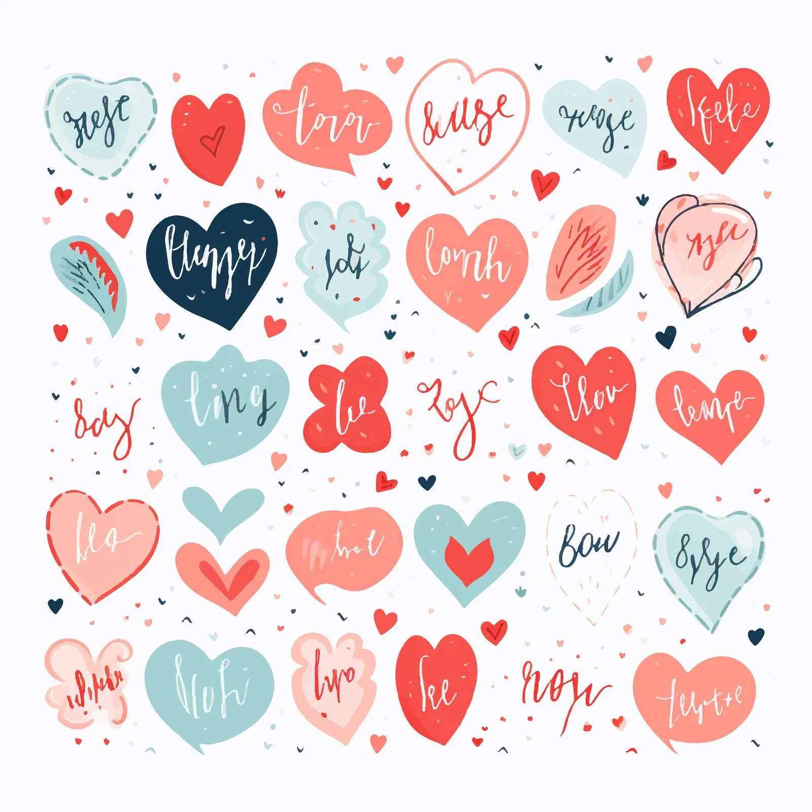 Trendy Handwritten Valentine's Day Lettering Vector — free download from Dotvec